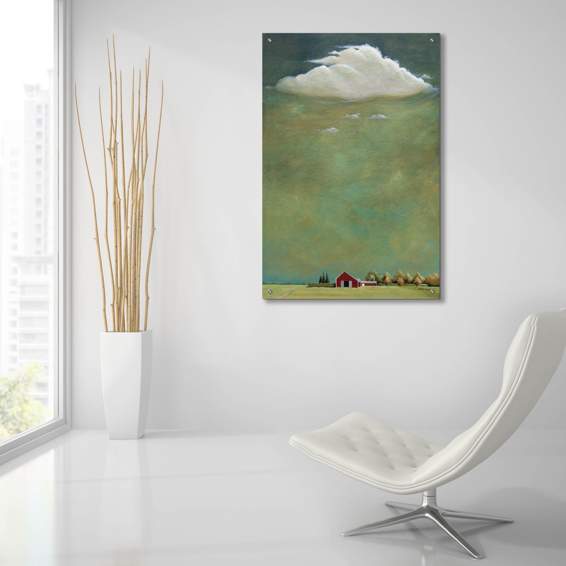 Epic Art ' Bridgehampton' by Steve Romm, Acrylic Glass Wall Art,24x36