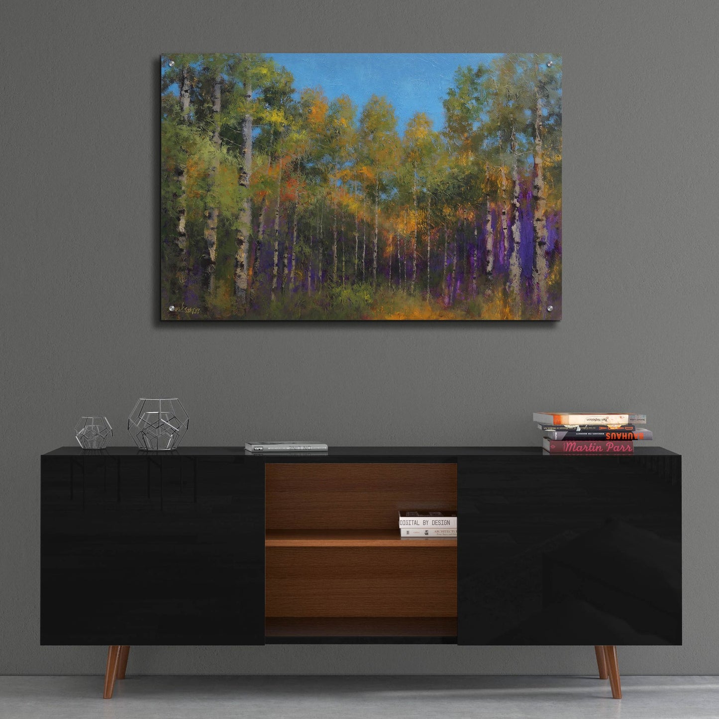 Epic Art ' Aspen Autumn' by Thomas Stotts, Acrylic Glass Wall Art,36x24