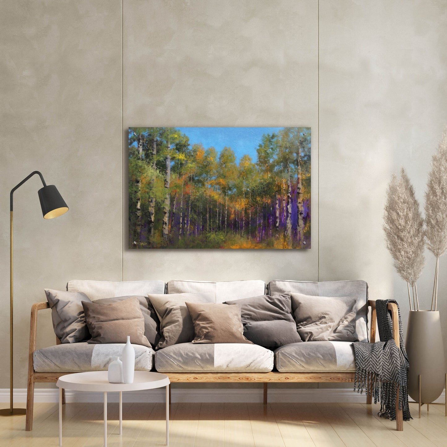 Epic Art ' Aspen Autumn' by Thomas Stotts, Acrylic Glass Wall Art,36x24