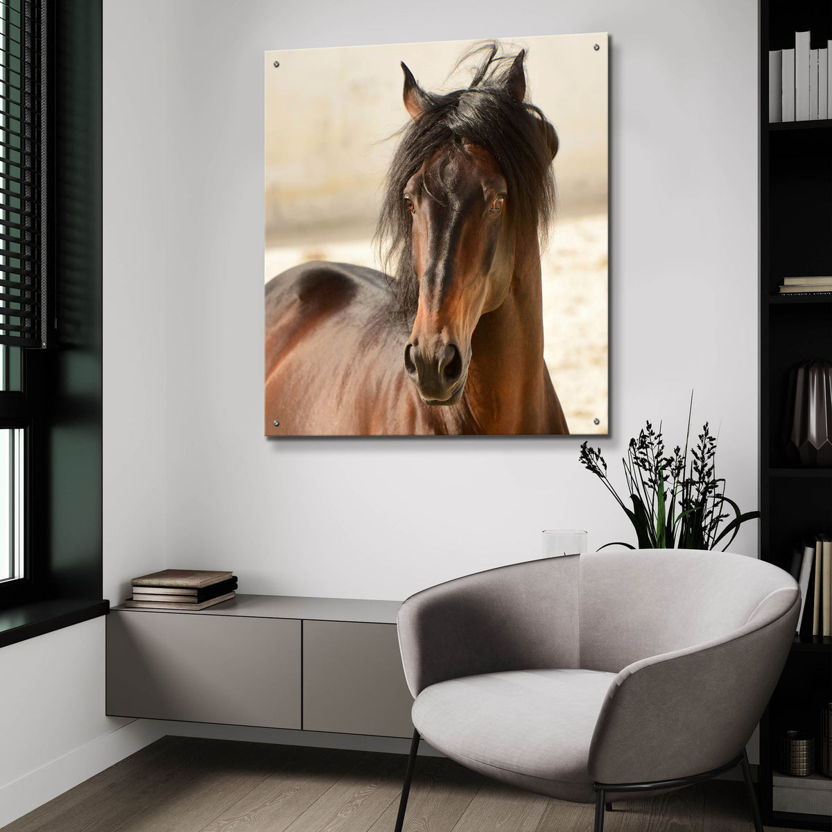 Epic Art ' Casanova' by Tony Stromberg, Acrylic Glass Wall Art,36x36