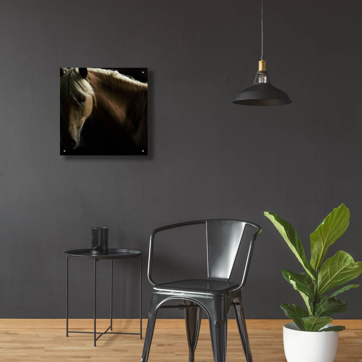 Epic Art ' Spirit Horse' by Tony Stromberg, Acrylic Glass Wall Art,24x24