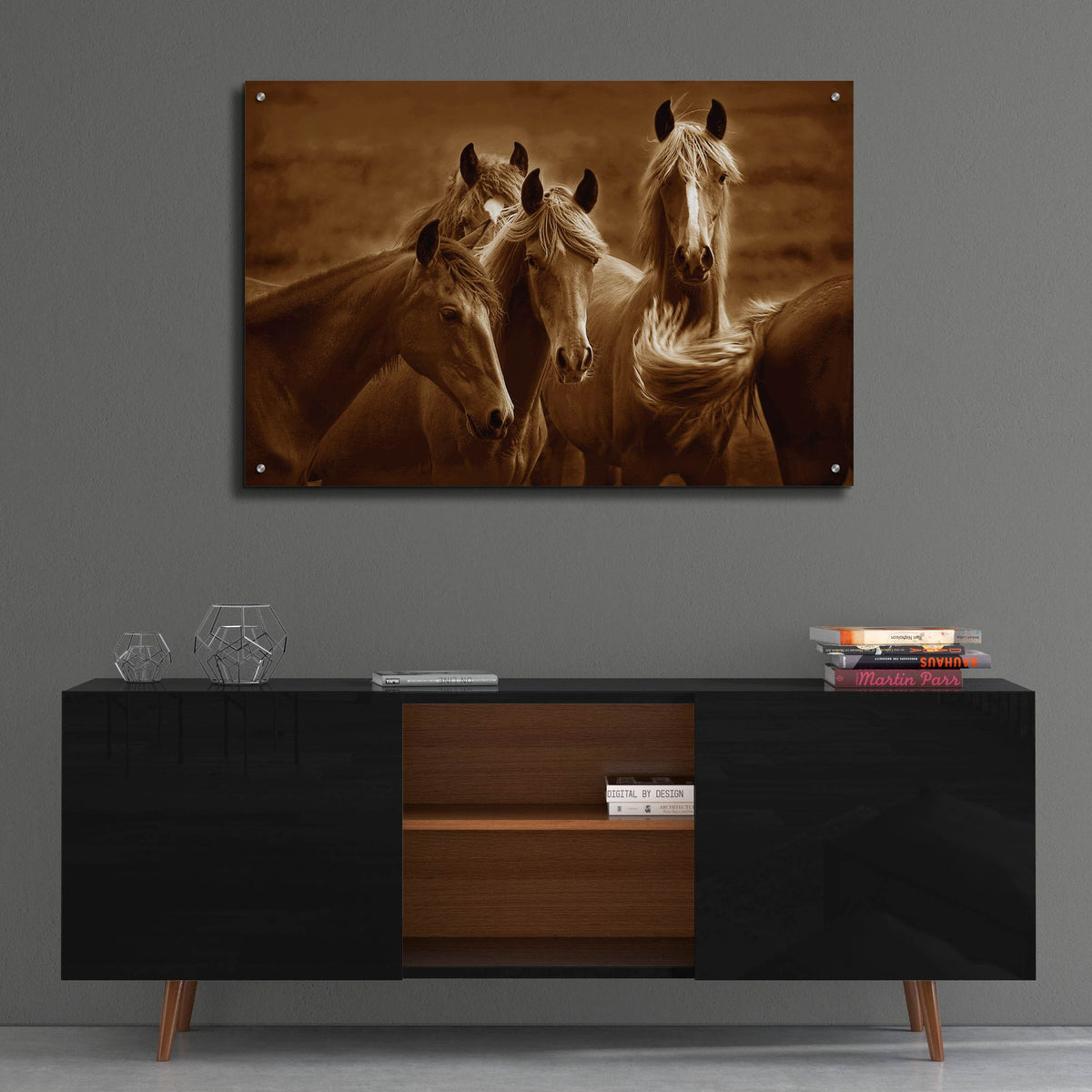 Epic Art ' Bad Girls' by Tony Stromberg, Acrylic Glass Wall Art,36x24