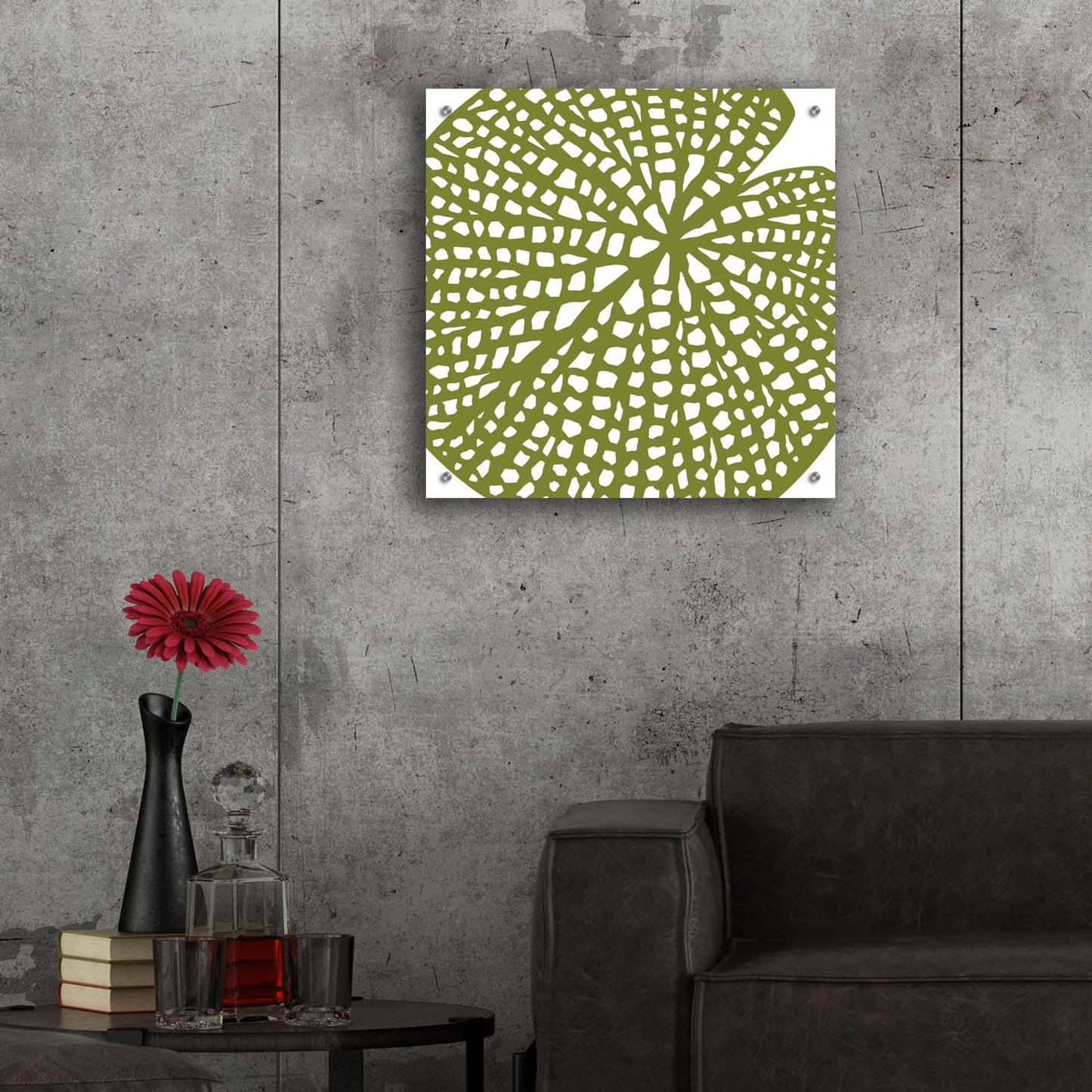 Epic Art ' Lilypad' by Trish Sierer, Acrylic Glass Wall Art,24x24