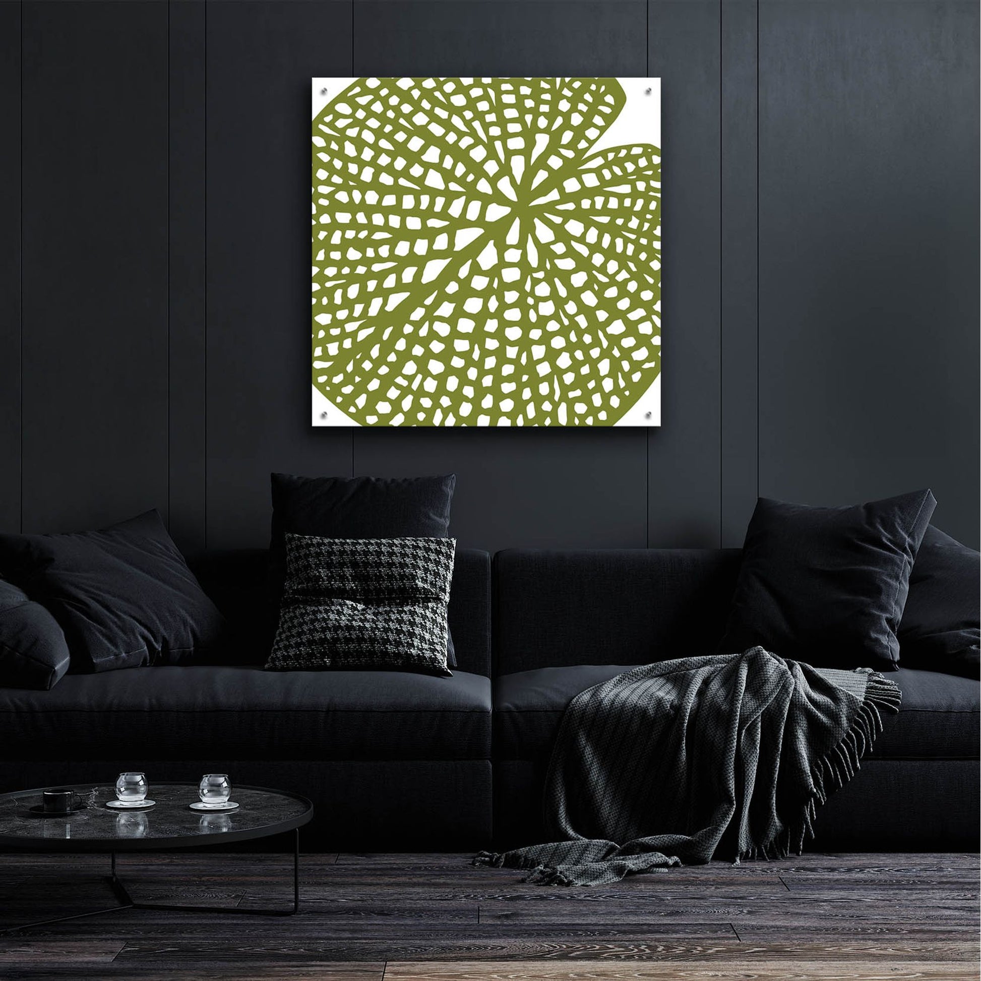 Epic Art ' Lilypad' by Trish Sierer, Acrylic Glass Wall Art,36x36