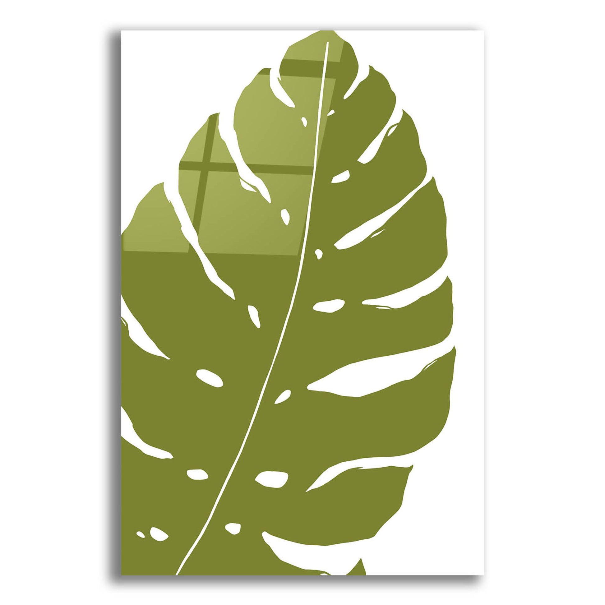 Epic Art ' Monstera' by Trish Sierer, Acrylic Glass Wall Art