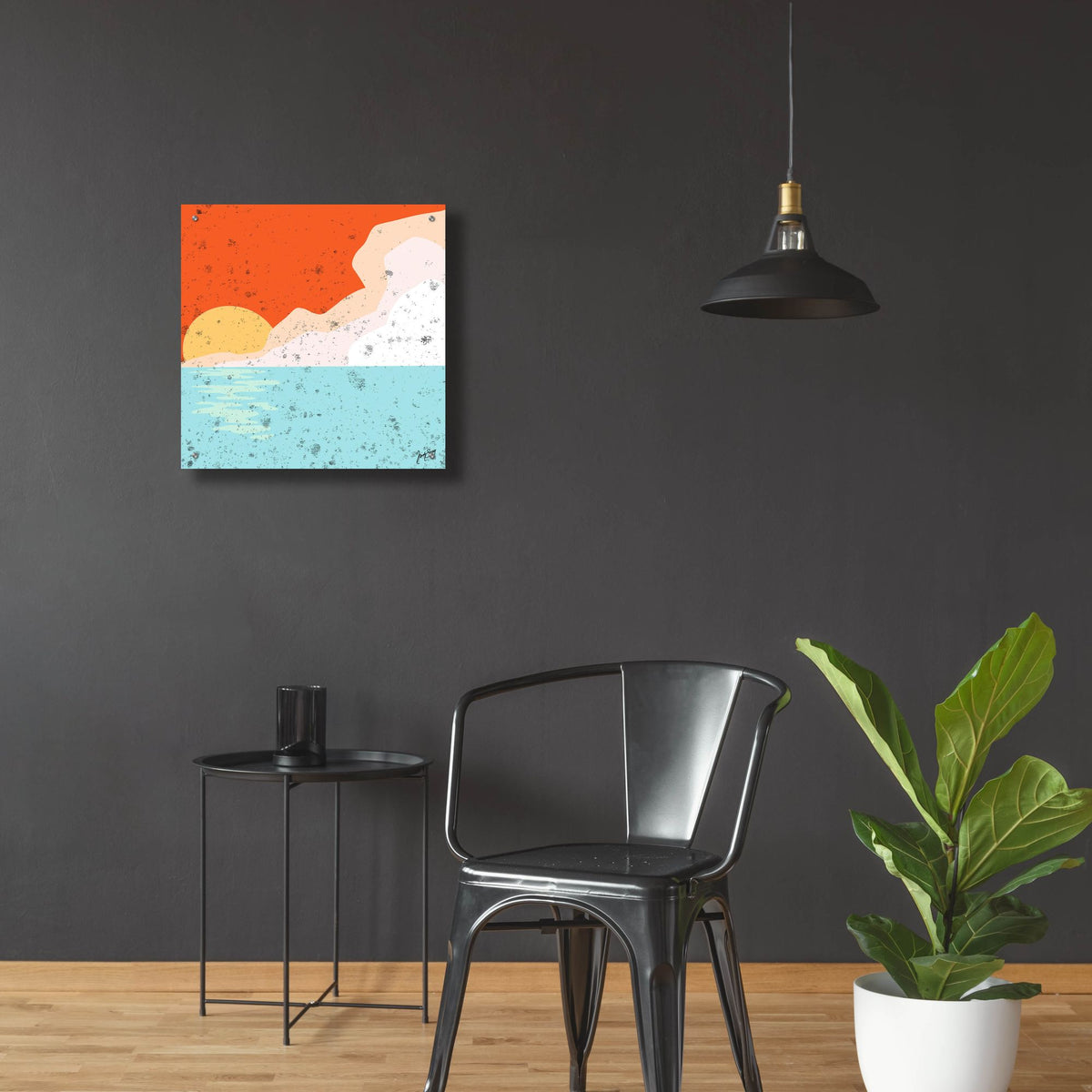 Epic Art ' Skyline' by Trish Sierer, Acrylic Glass Wall Art,24x24