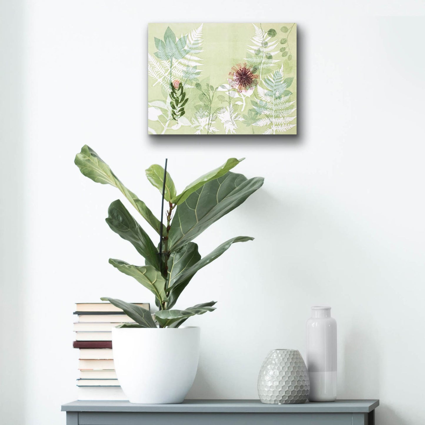 Epic Art ' A Myriad Celebration of Plants' by Trudy Rice, Acrylic Glass Wall Art,16x12