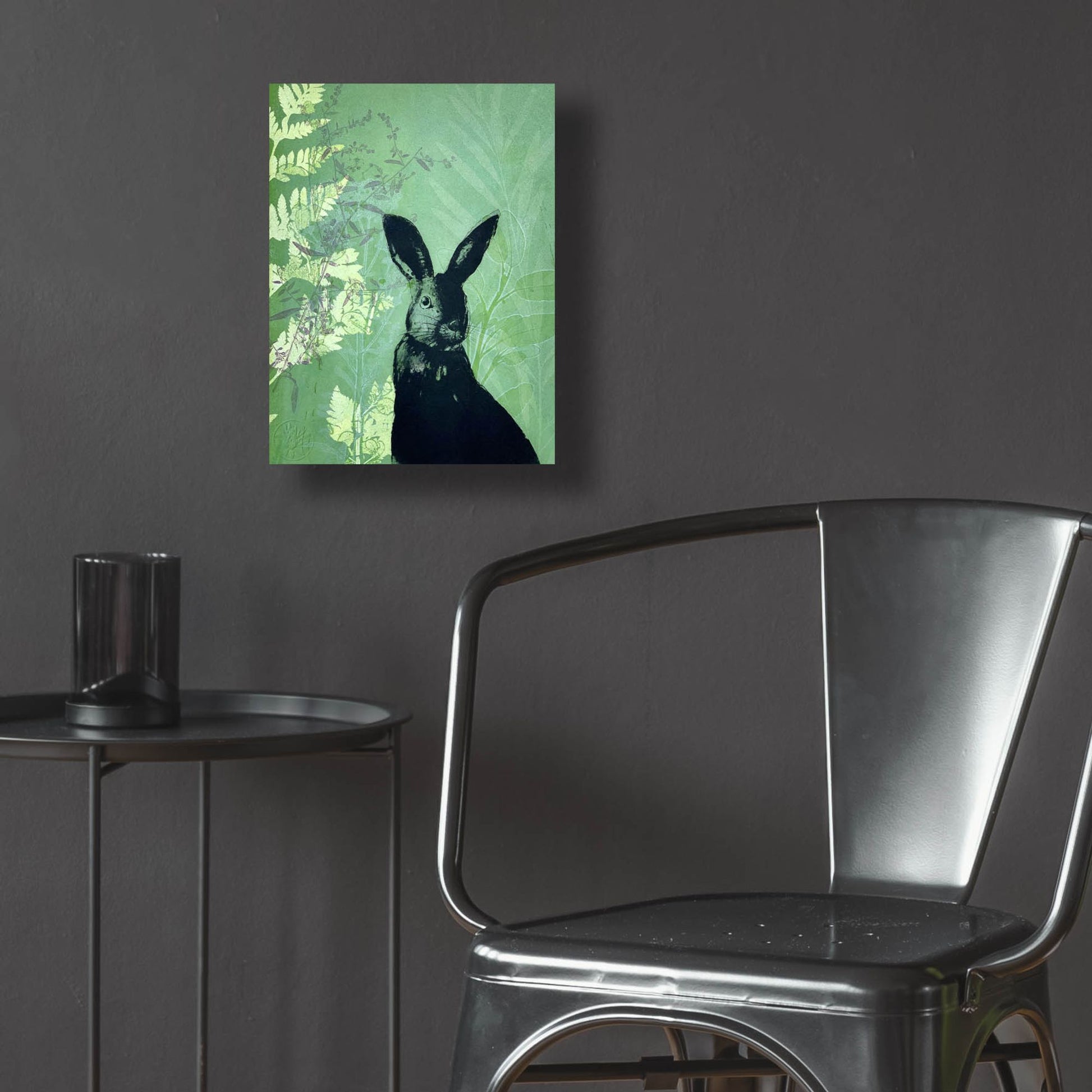 Epic Art ' Cheeky Rabbit' by Trudy Rice, Acrylic Glass Wall Art,12x16