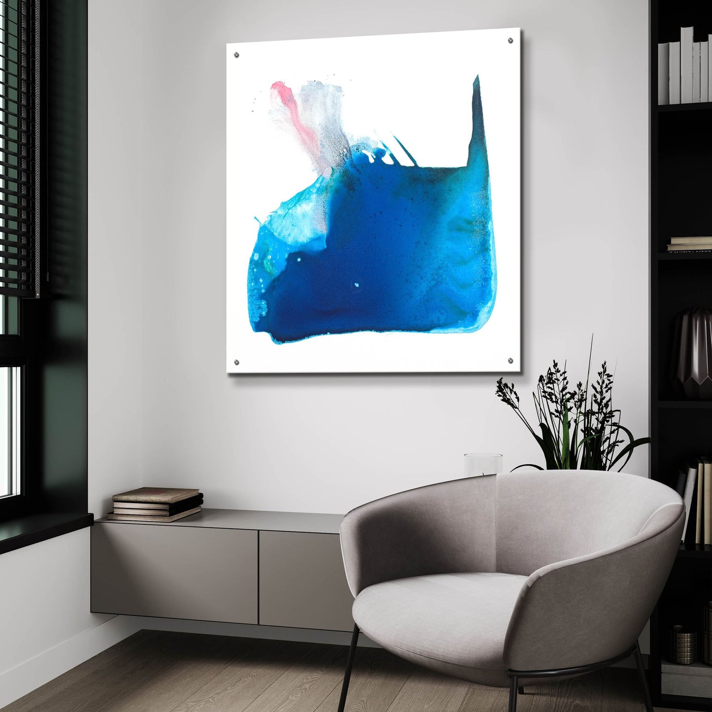 Epic Art ' Blowhole' by Valerie Russell, Acrylic Glass Wall Art,36x36