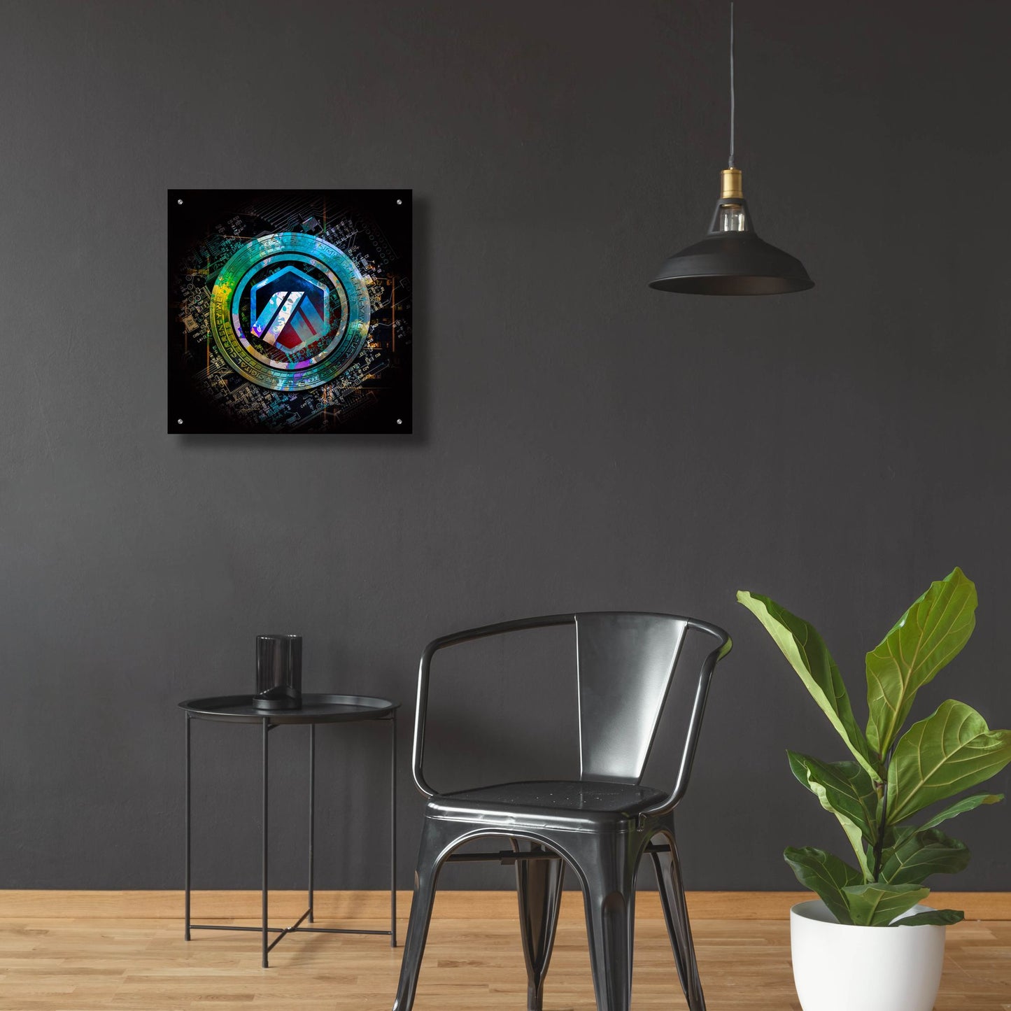 Epic Art 'Arbirtrum Crypto Power' by Epic Portfolio, Acrylic Glass Wall Art,24x24