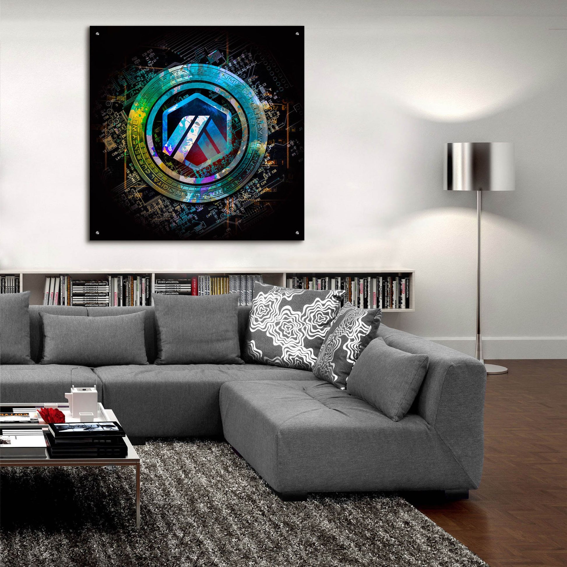 Epic Art 'Arbirtrum Crypto Power' by Epic Portfolio, Acrylic Glass Wall Art,36x36