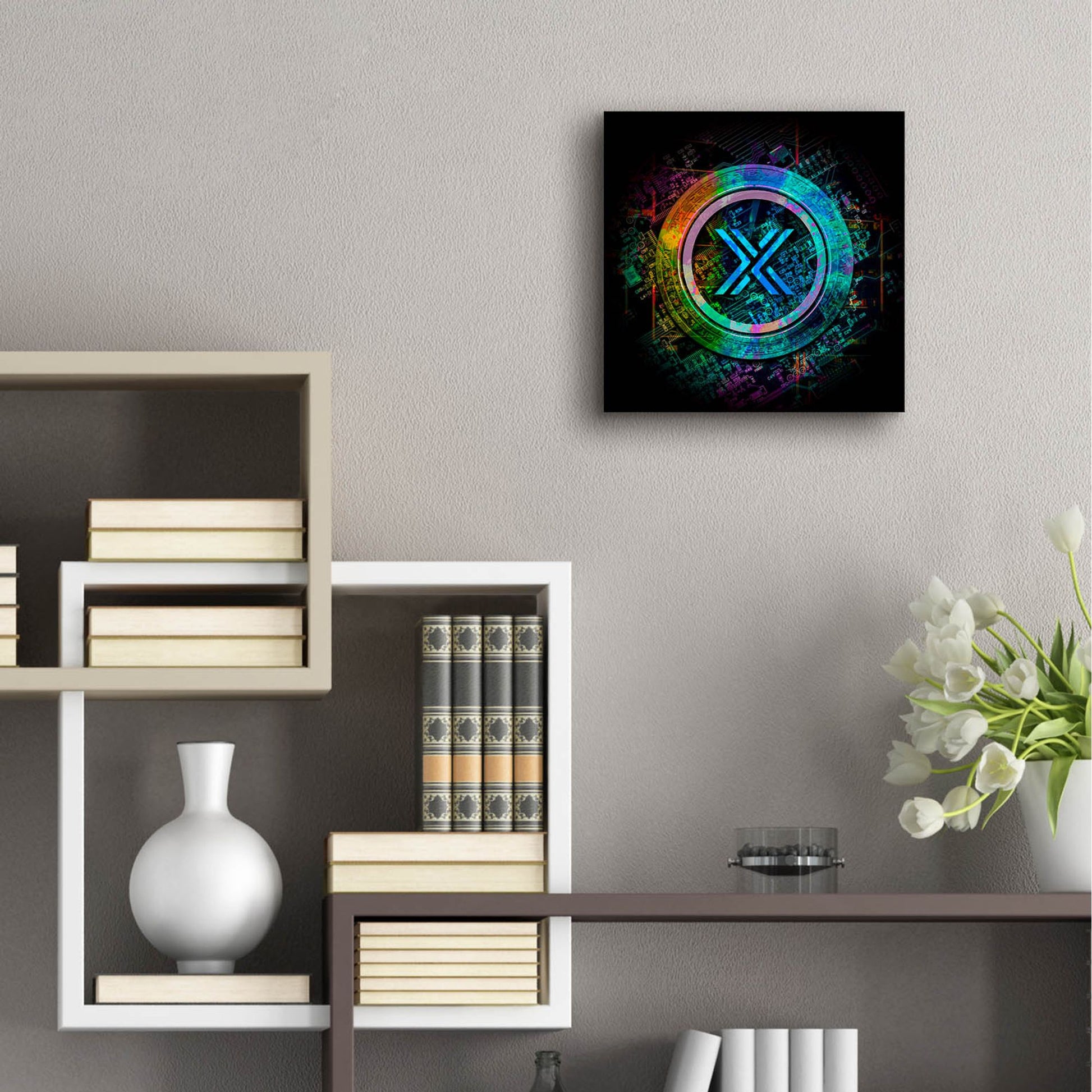 Epic Art 'immutable' by Epic Portfolio, Acrylic Glass Wall Art,12x12