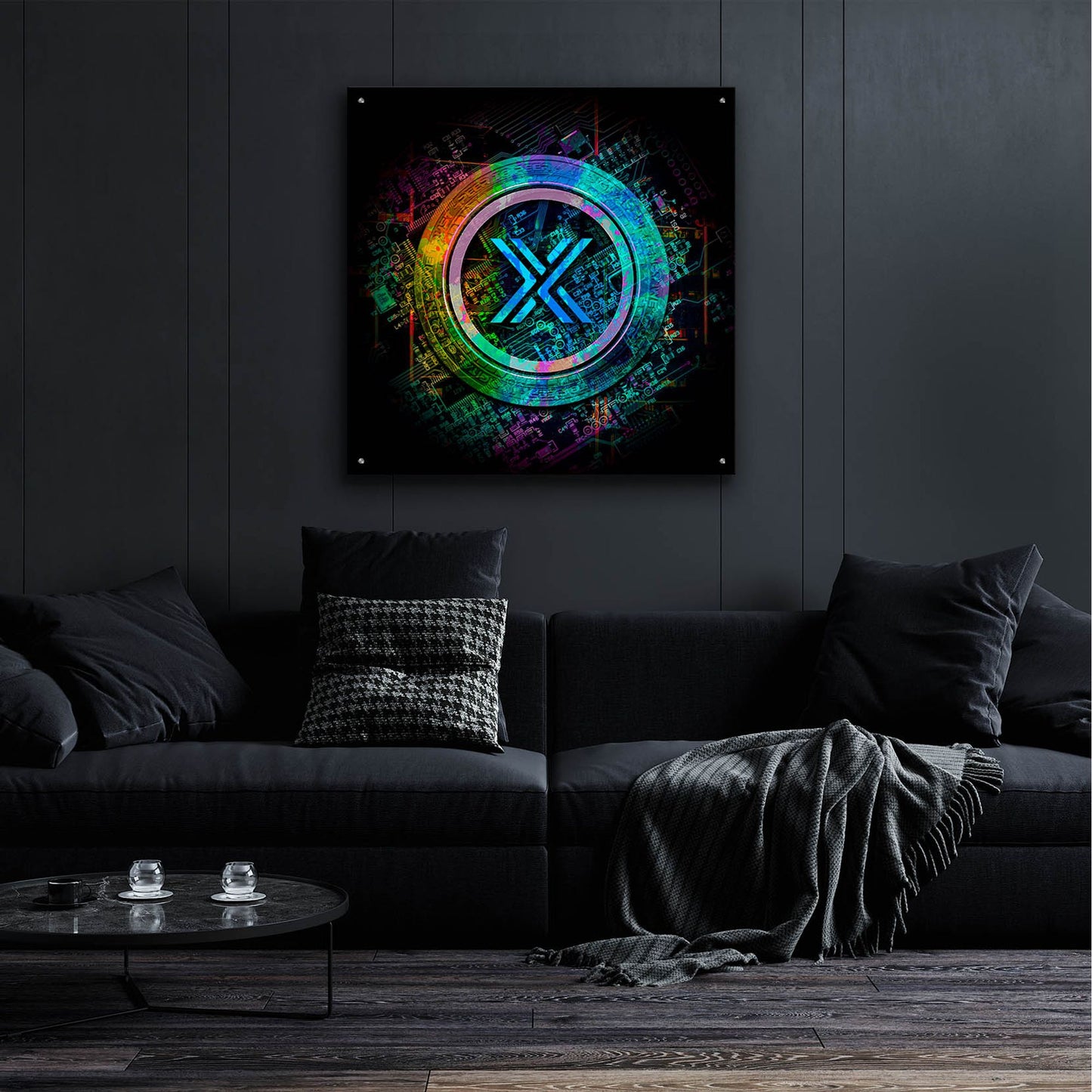 Epic Art 'immutable' by Epic Portfolio, Acrylic Glass Wall Art,36x36