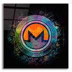 Epic Art 'Monero Crypto Power' by Epic Portfolio, Acrylic Glass Wall Art