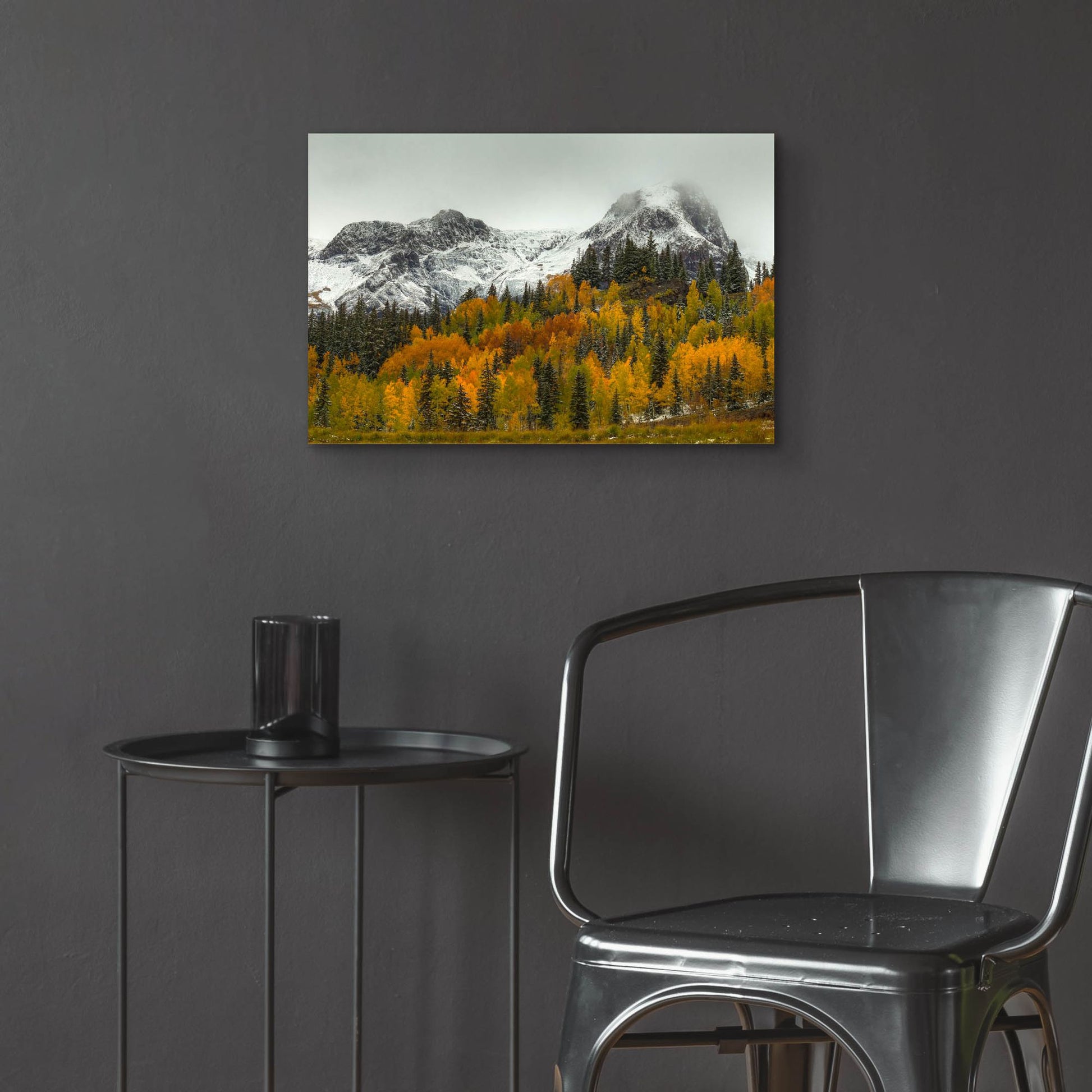 Epic Art 'A Rocky Mountain Autumn' by Bill Sherrell, Acrylic Glass Wall Art,24x16