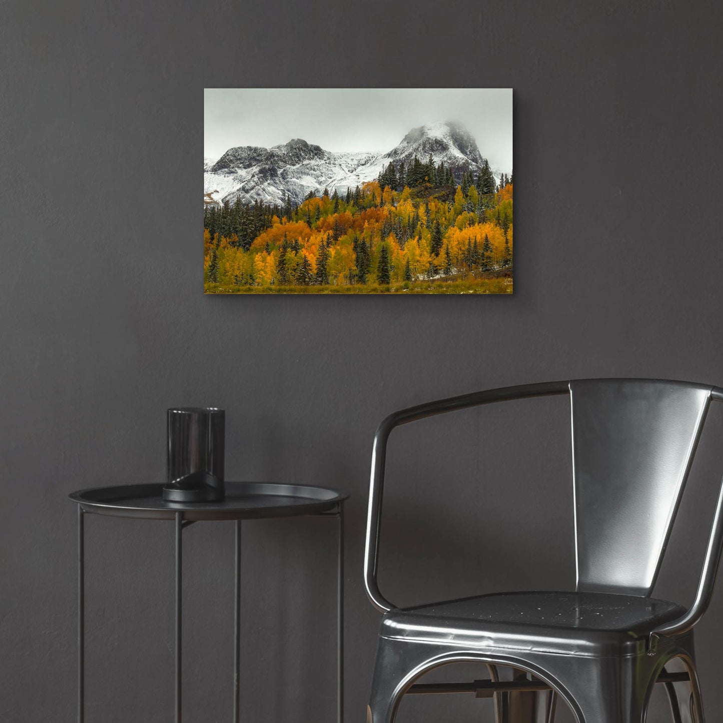 Epic Art 'A Rocky Mountain Autumn' by Bill Sherrell, Acrylic Glass Wall Art,24x16