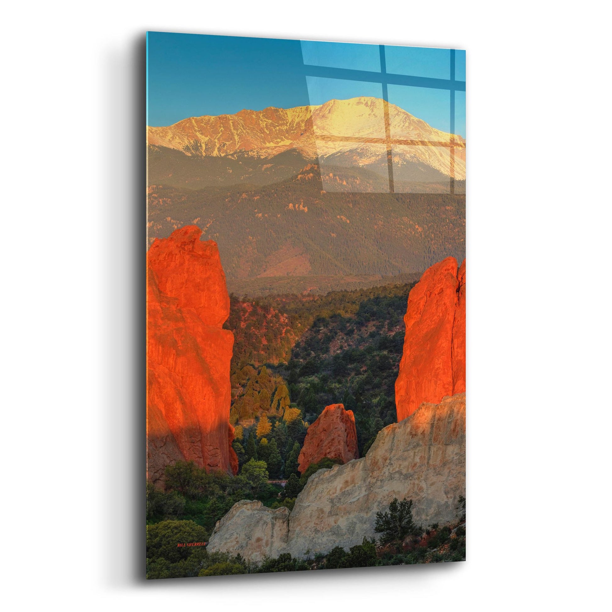 Epic Art 'Gateway To Majesty' by Bill Sherrell, Acrylic Glass Wall Art,12x16