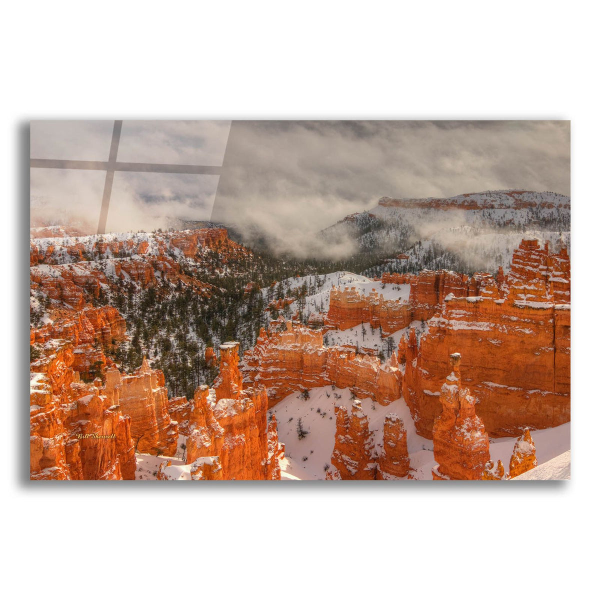 Hoodoos And Lightplay by Bill Sherrell acrylic glass wall art