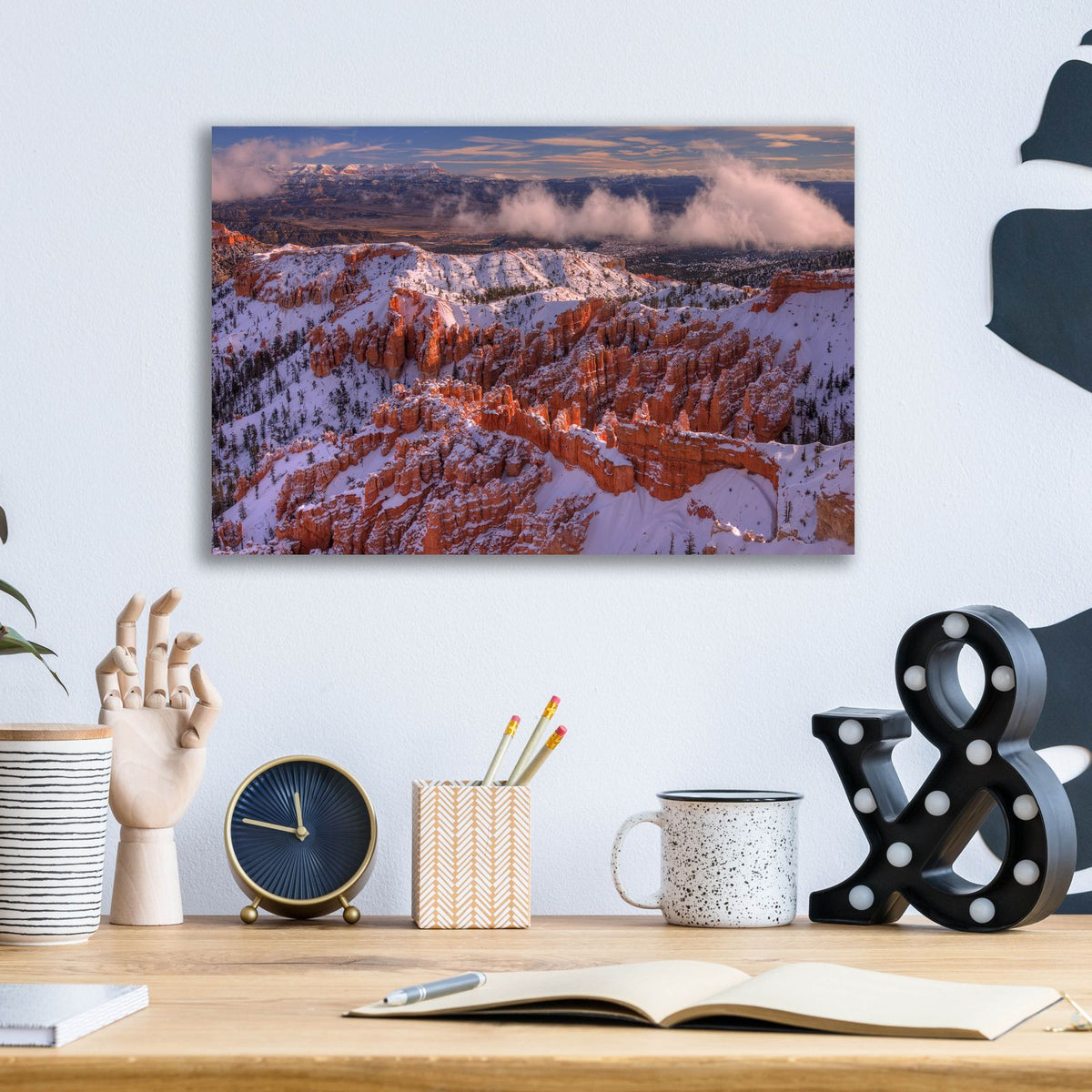 Rugged Purity by Bill Sherrell - 16x12 acrylic wall art in a room