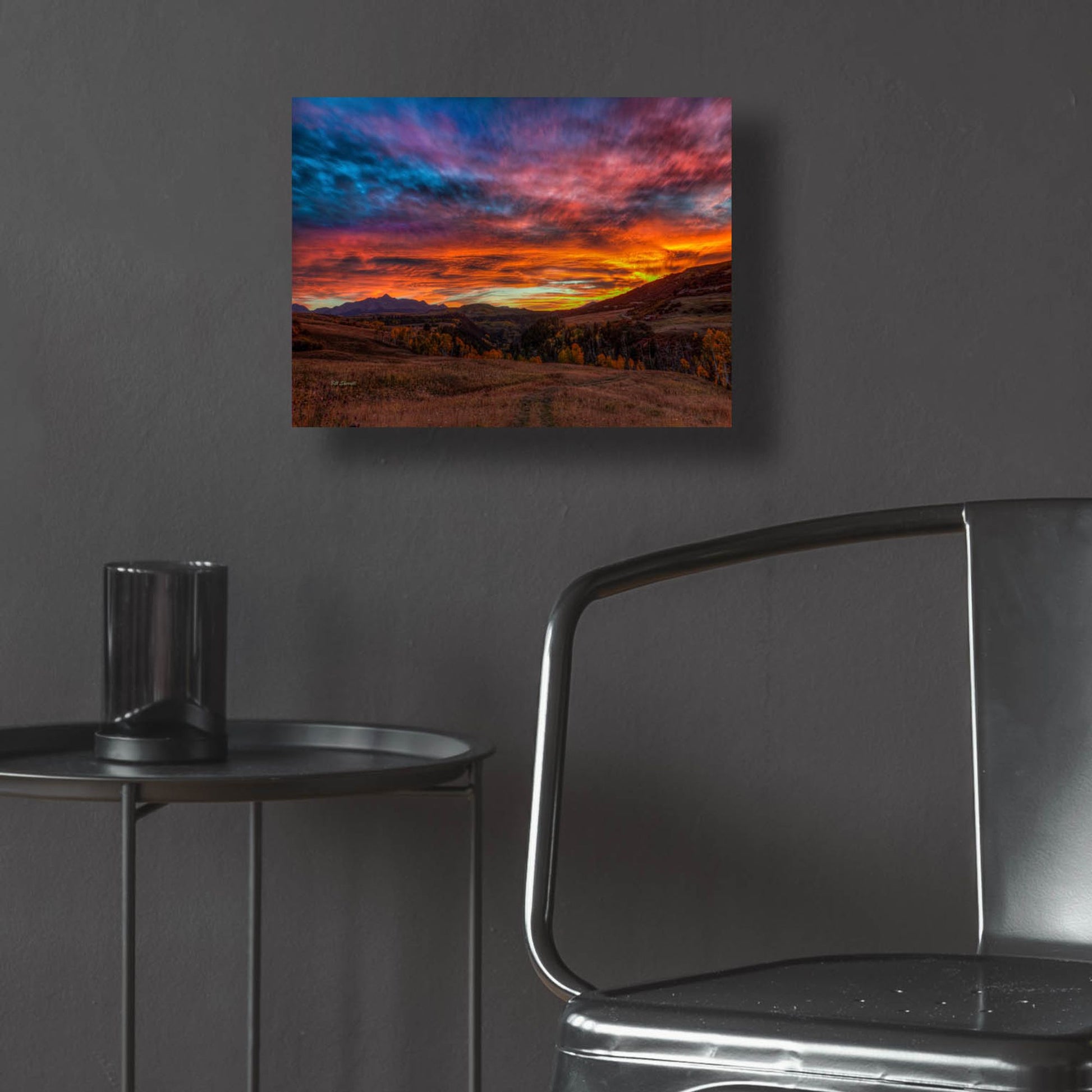 Epic Art 'A Sunset To Remember' by Bill Sherrell, Acrylic Glass Wall Art,16x12