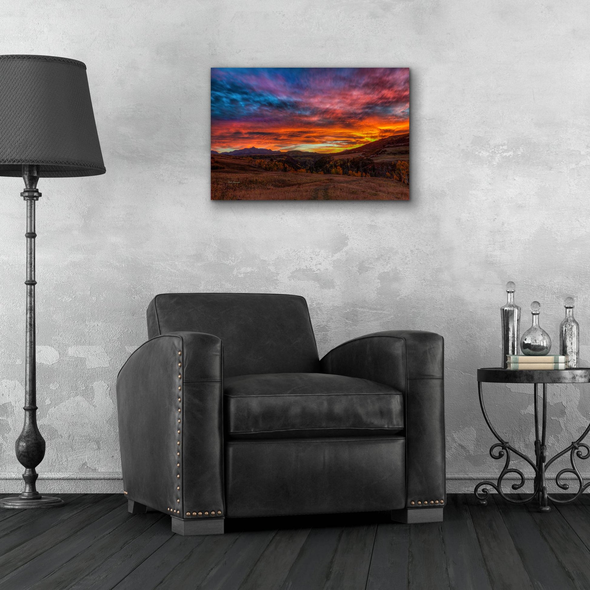 Epic Art 'A Sunset To Remember' by Bill Sherrell, Acrylic Glass Wall Art,24x16