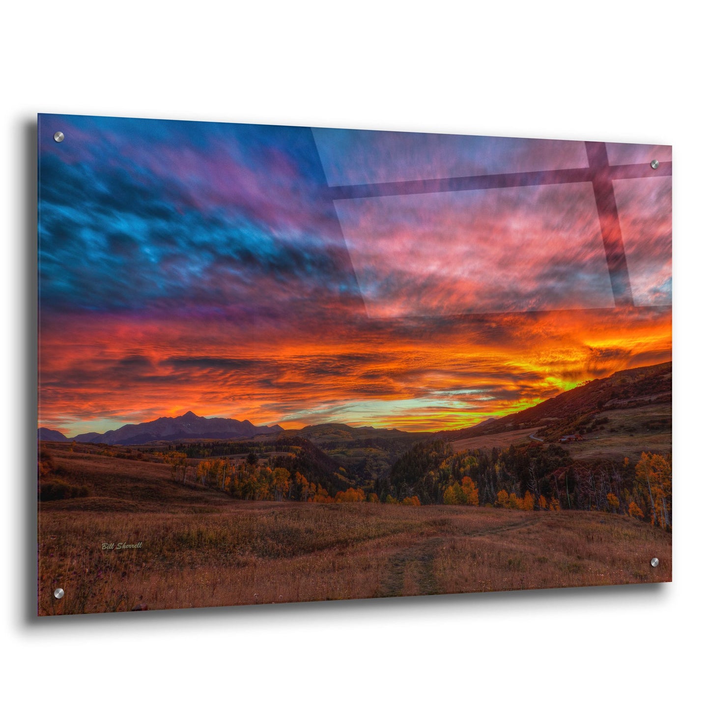 Epic Art 'A Sunset To Remember' by Bill Sherrell, Acrylic Glass Wall Art,36x24