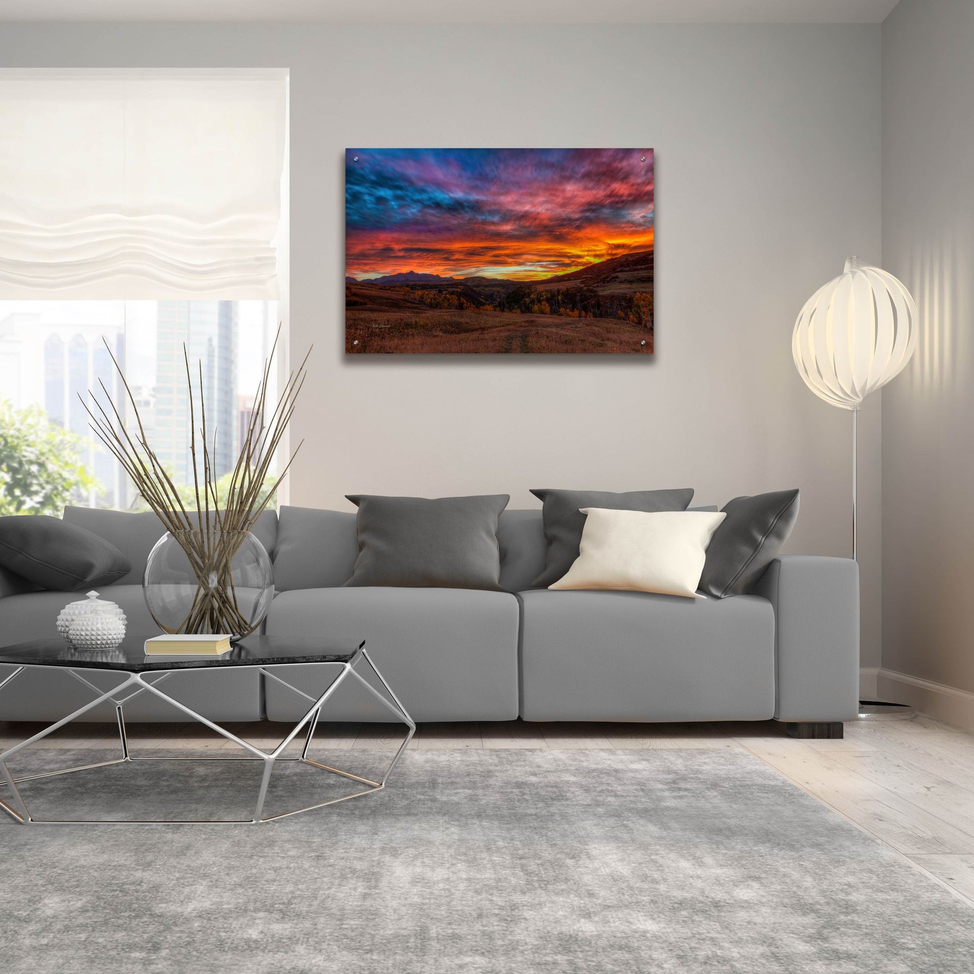 Epic Art 'A Sunset To Remember' by Bill Sherrell, Acrylic Glass Wall Art,36x24