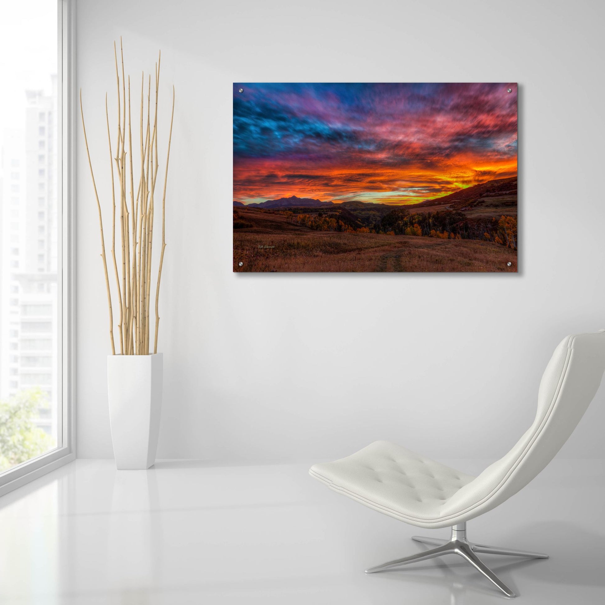 Epic Art 'A Sunset To Remember' by Bill Sherrell, Acrylic Glass Wall Art,36x24