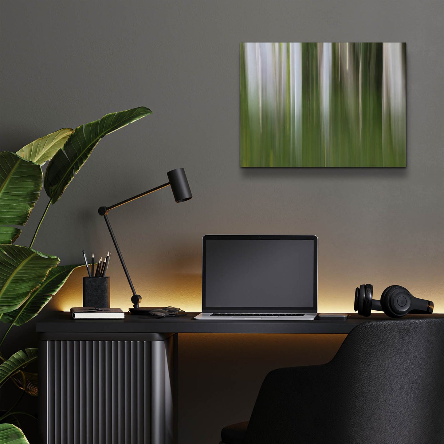 Epic Art 'Aspen Forest In The Spring V1' by Bill Sherrell, Acrylic Glass Wall Art,16x12