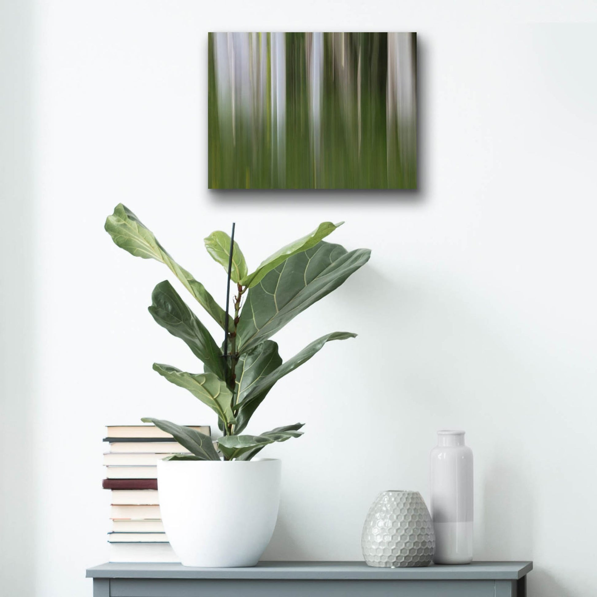 Epic Art 'Aspen Forest In The Spring V1' by Bill Sherrell, Acrylic Glass Wall Art,16x12