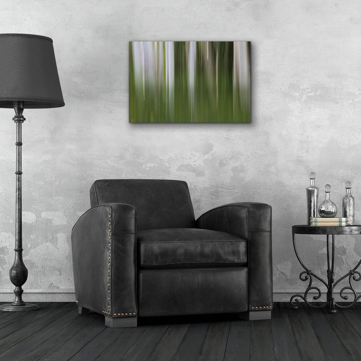 Epic Art 'Aspen Forest In The Spring V1' by Bill Sherrell, Acrylic Glass Wall Art,24x16