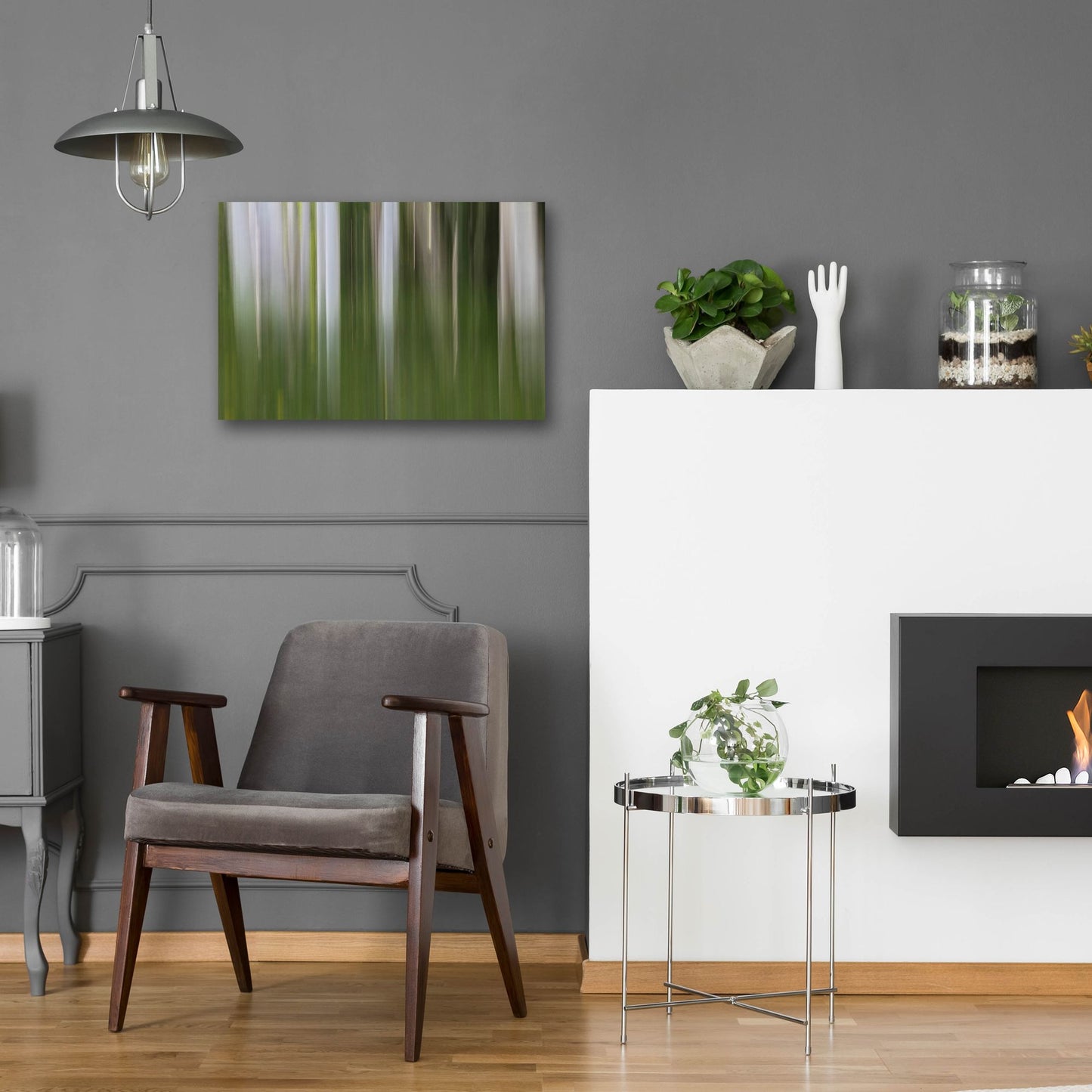 Epic Art 'Aspen Forest In The Spring V1' by Bill Sherrell, Acrylic Glass Wall Art,24x16