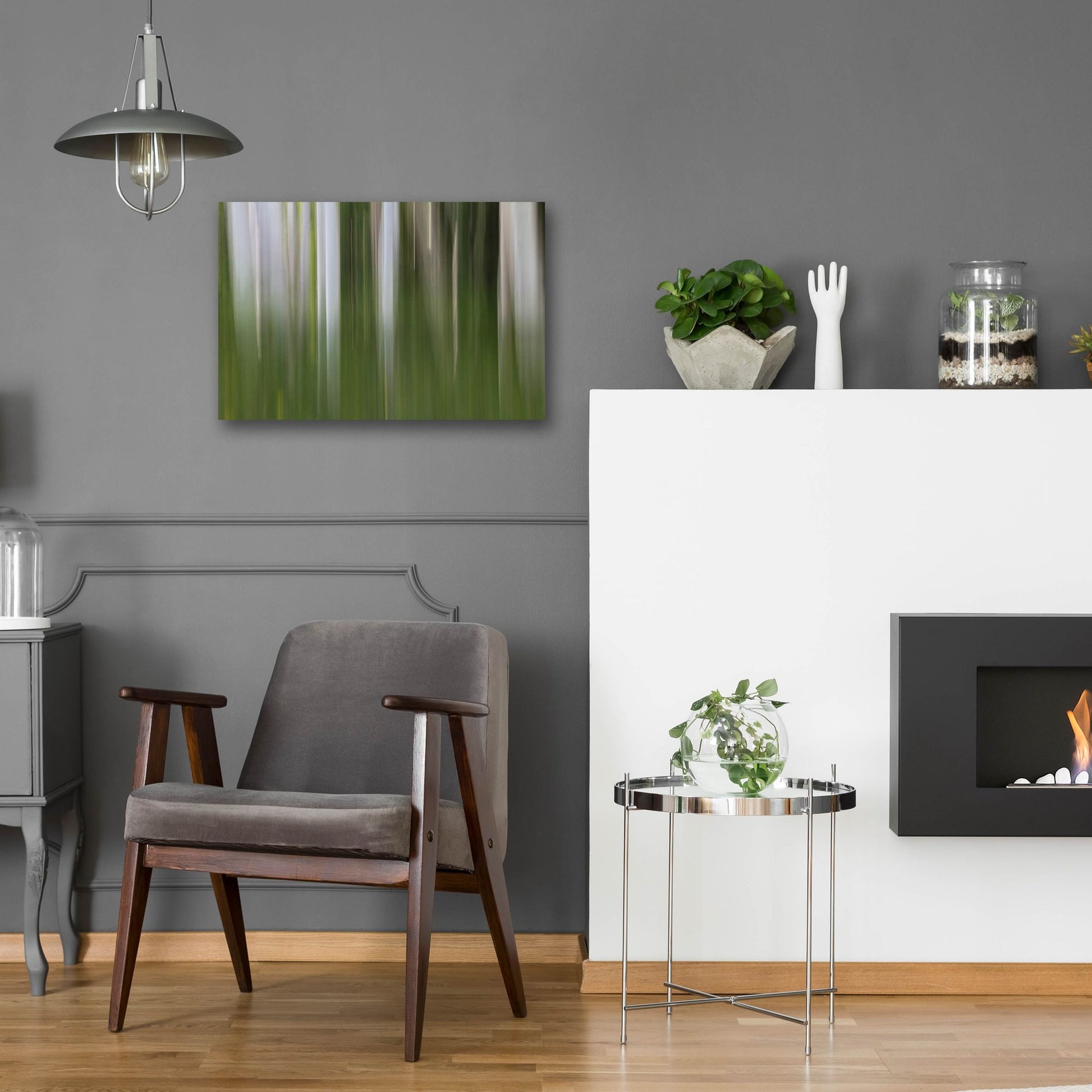 Epic Art 'Aspen Forest In The Spring V1' by Bill Sherrell, Acrylic Glass Wall Art,24x16