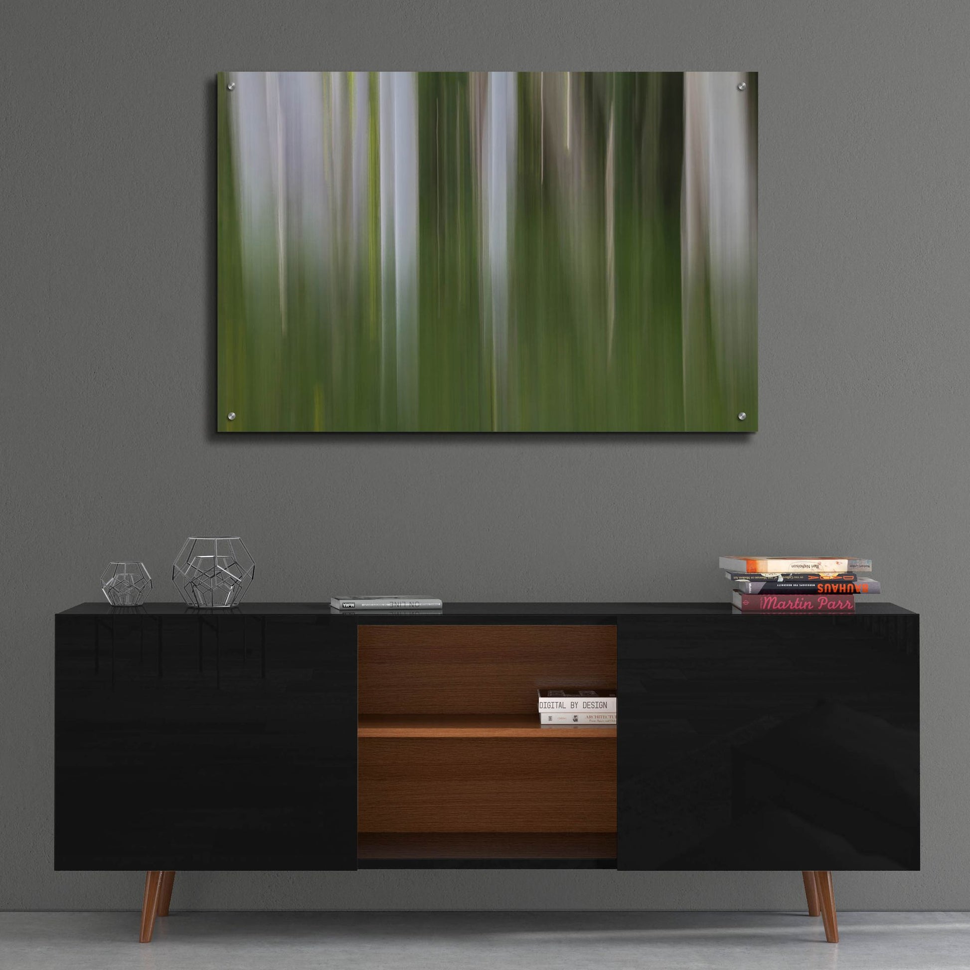 Epic Art 'Aspen Forest In The Spring V1' by Bill Sherrell, Acrylic Glass Wall Art,36x24