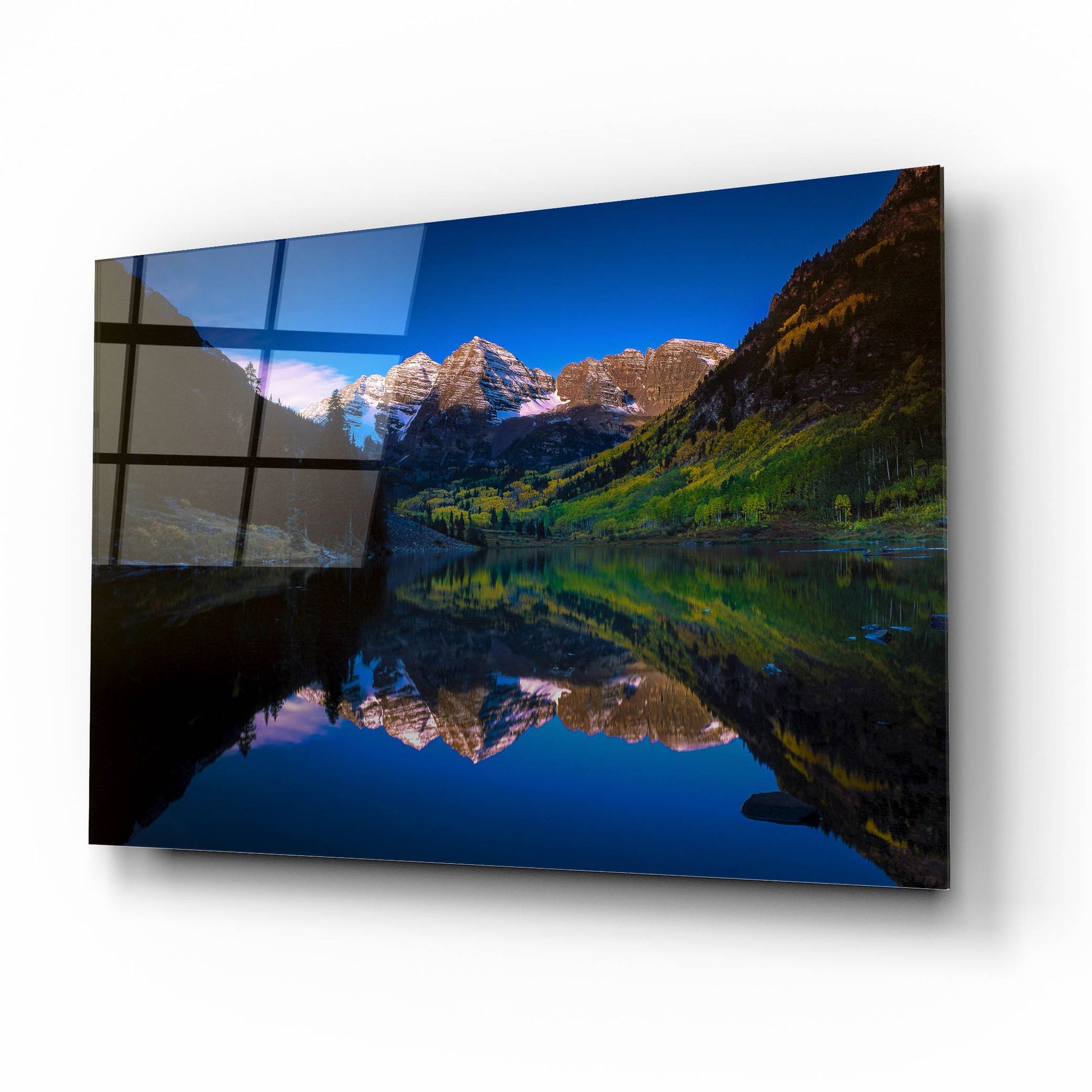 Epic Art 'Autumn At Maroon Bells' by Bill Sherrell, Acrylic Glass Wall Art,16x12