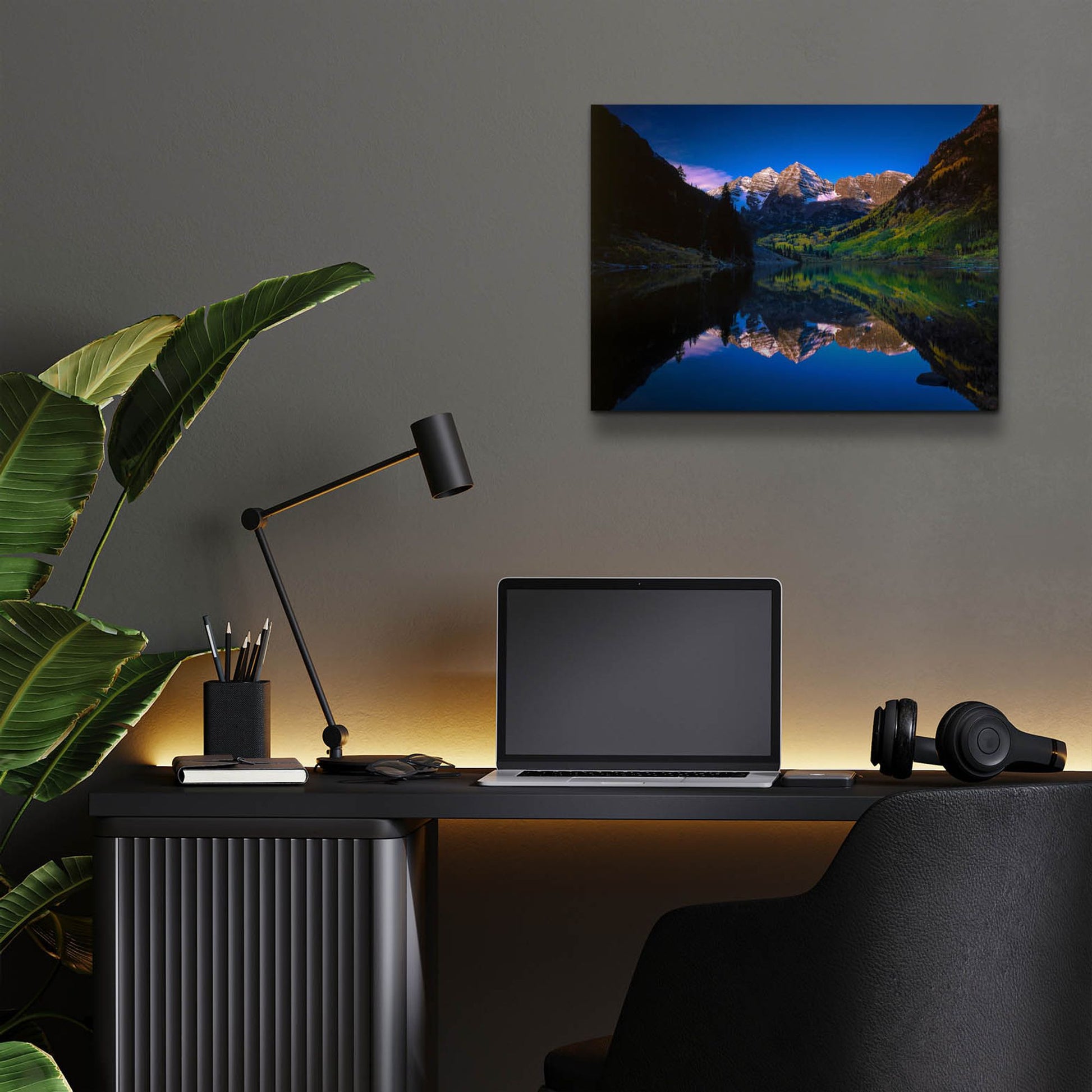Epic Art 'Autumn At Maroon Bells' by Bill Sherrell, Acrylic Glass Wall Art,16x12