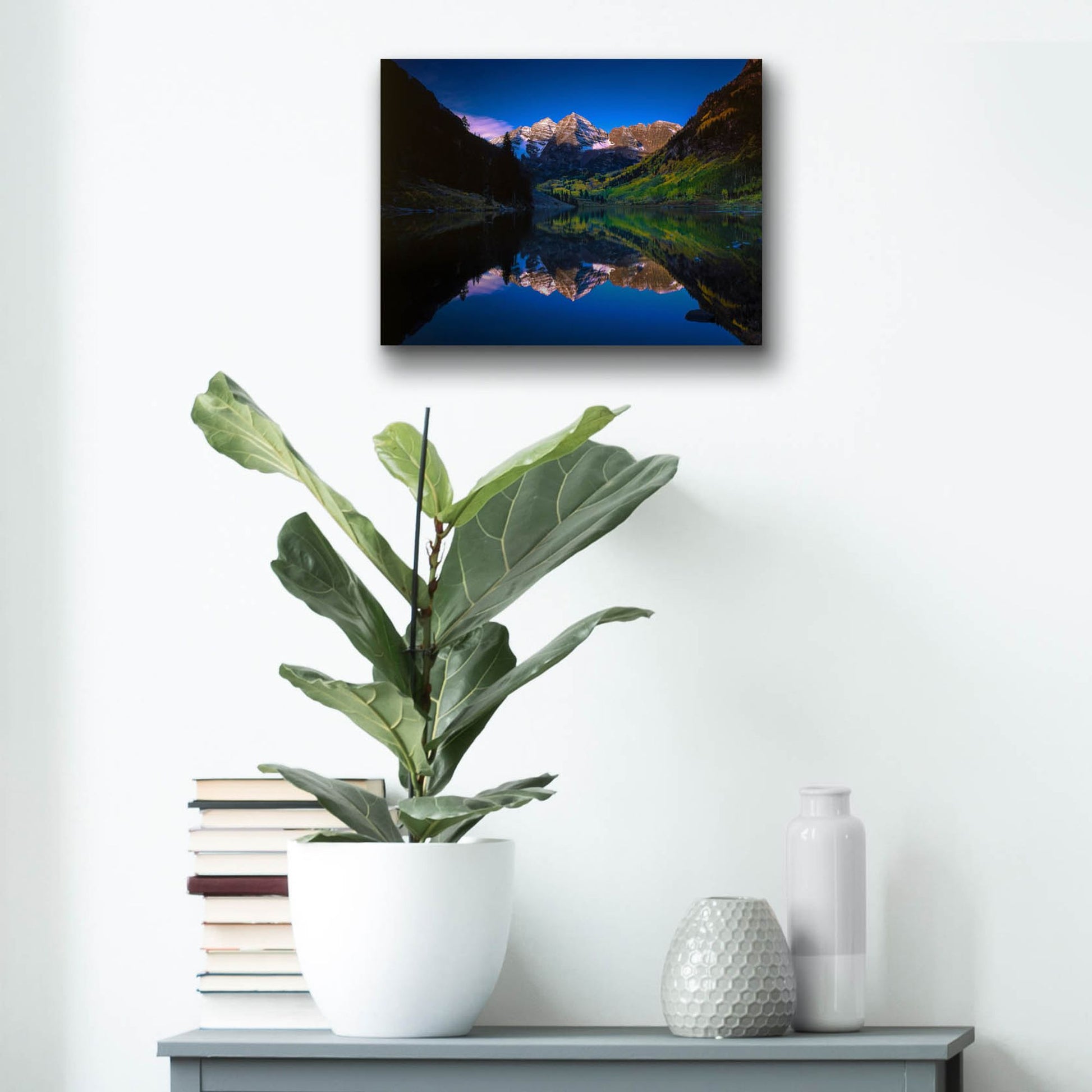 Epic Art 'Autumn At Maroon Bells' by Bill Sherrell, Acrylic Glass Wall Art,16x12
