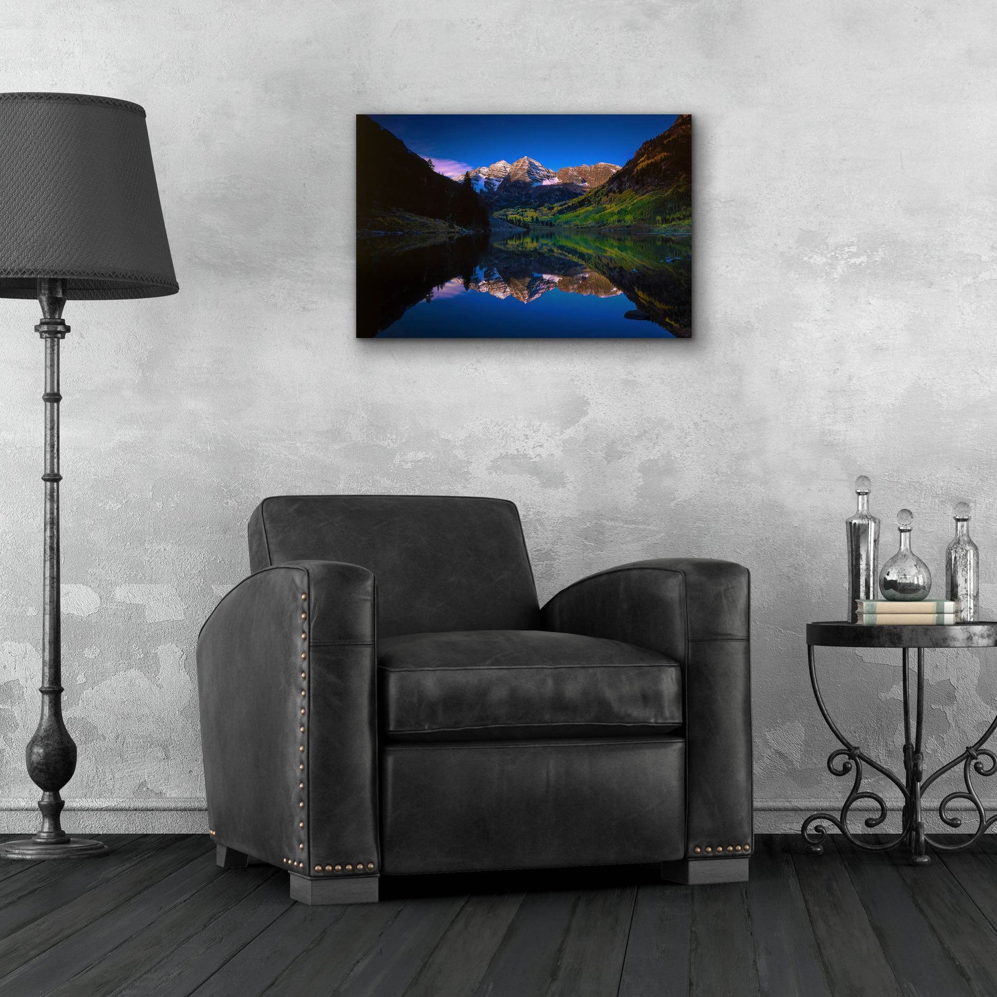Epic Art 'Autumn At Maroon Bells' by Bill Sherrell, Acrylic Glass Wall Art,24x16
