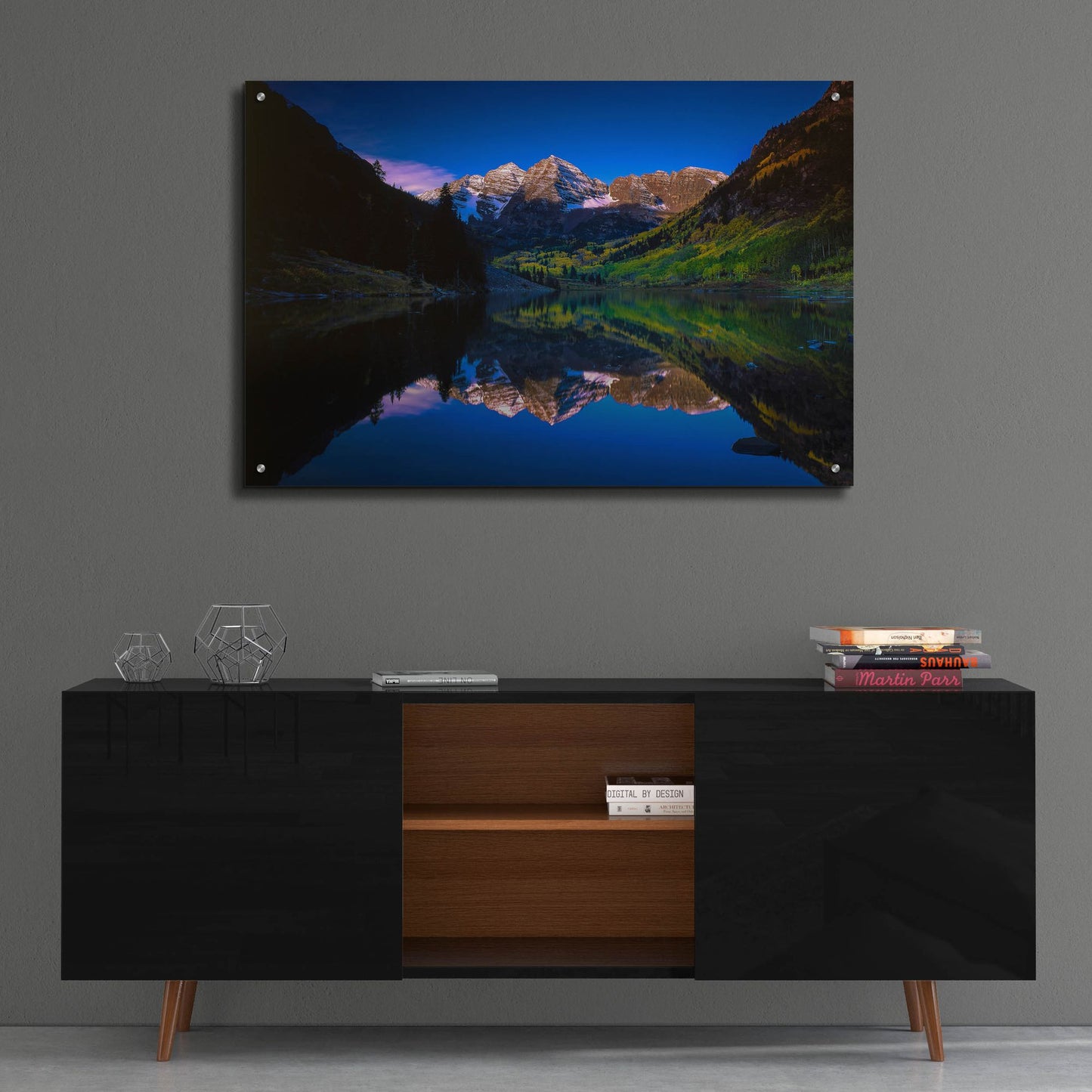 Epic Art 'Autumn At Maroon Bells' by Bill Sherrell, Acrylic Glass Wall Art,36x24