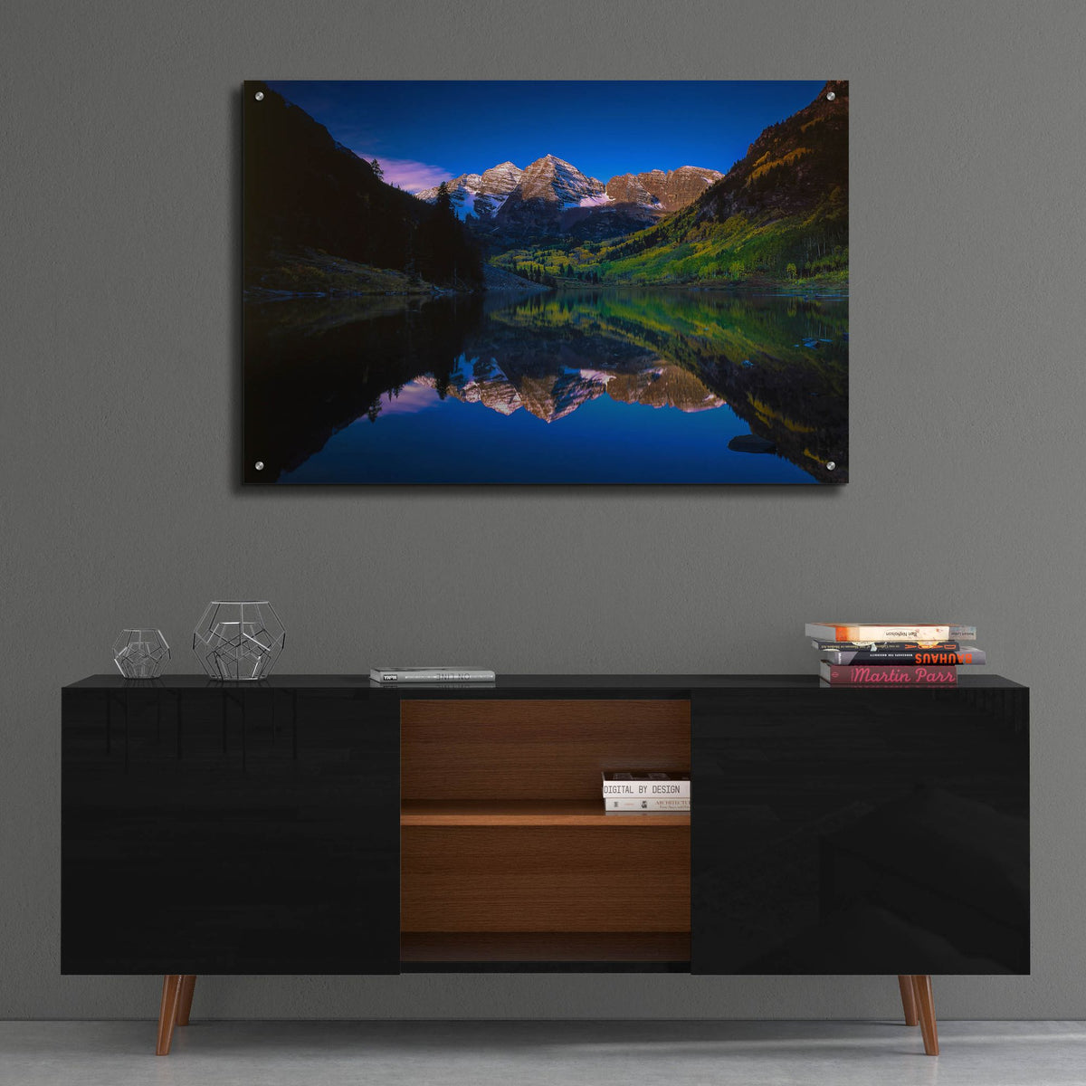 Epic Art 'Autumn At Maroon Bells' by Bill Sherrell, Acrylic Glass Wall Art,36x24