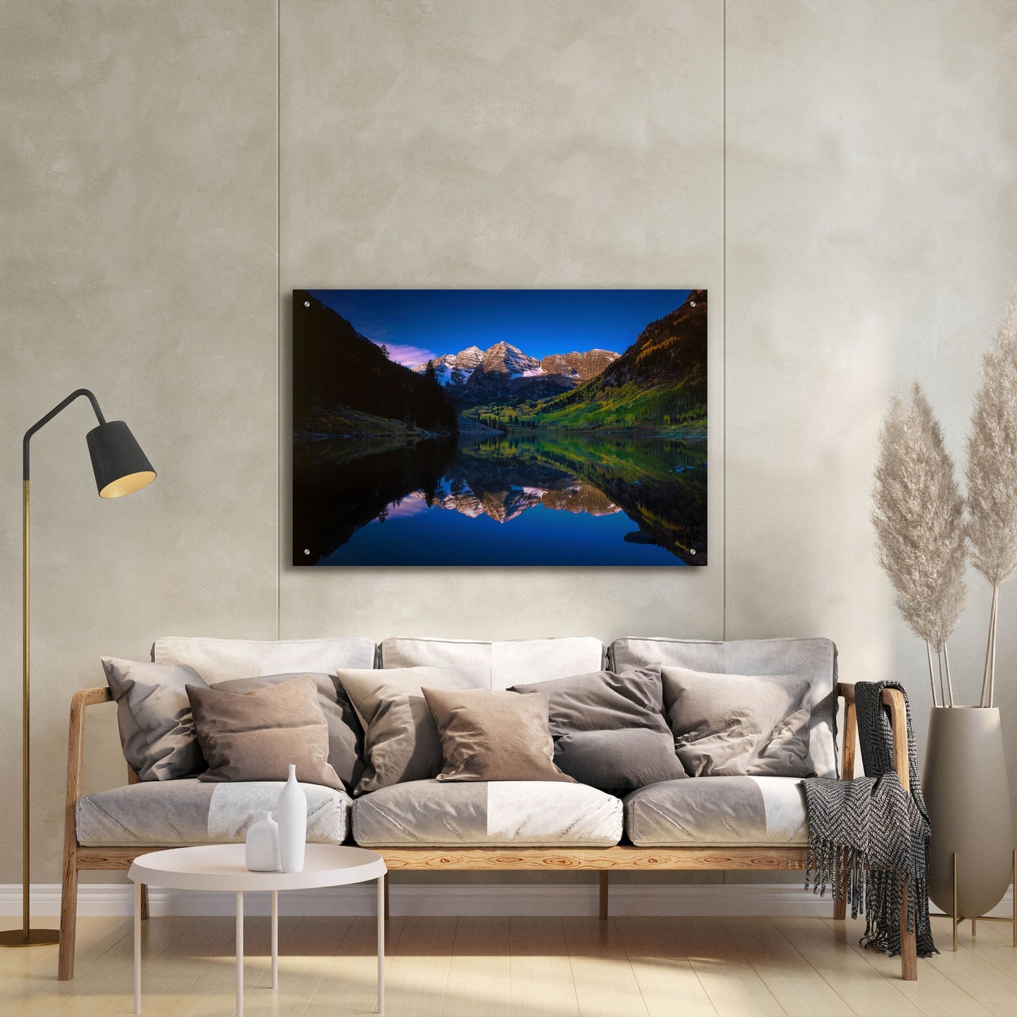 Epic Art 'Autumn At Maroon Bells' by Bill Sherrell, Acrylic Glass Wall Art,36x24