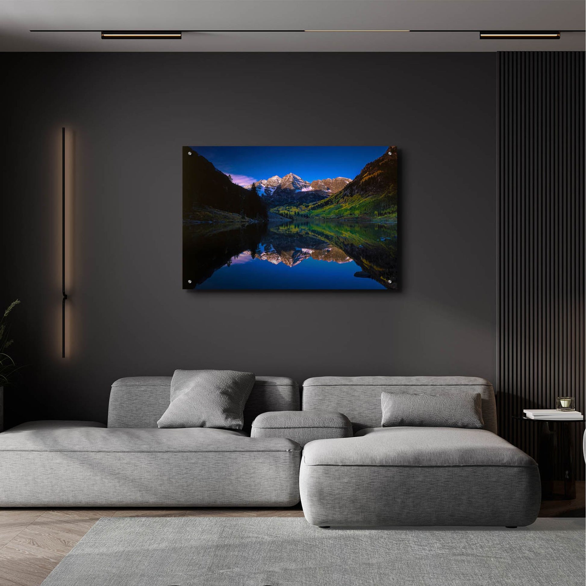 Epic Art 'Autumn At Maroon Bells' by Bill Sherrell, Acrylic Glass Wall Art,36x24
