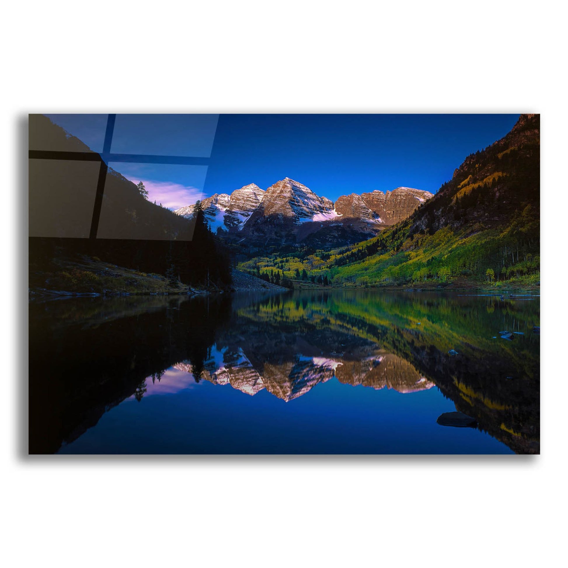 Epic Art 'Autumn At Maroon Bells' by Bill Sherrell, Acrylic Glass Wall Art