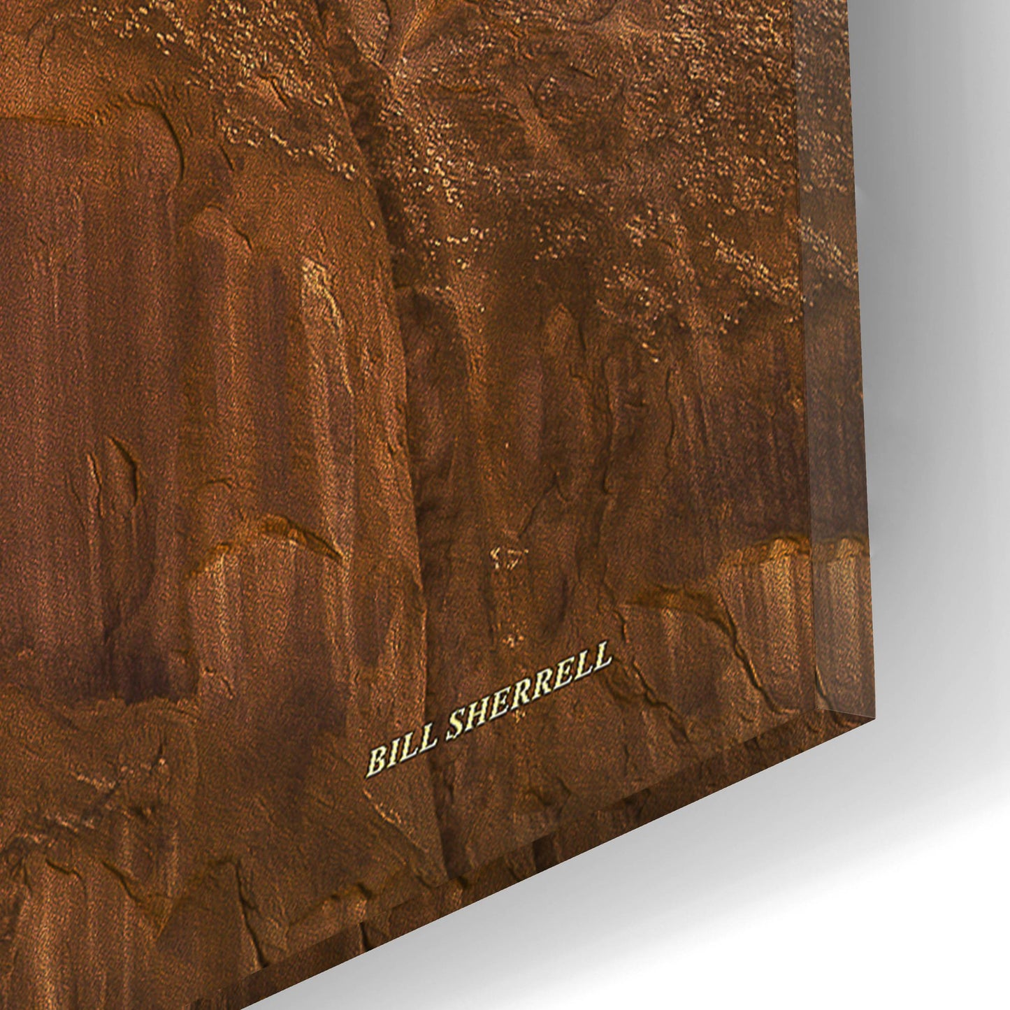 Epic Art 'Towering Moon' by Bill Sherrell, Acrylic Glass Wall Art,12x16