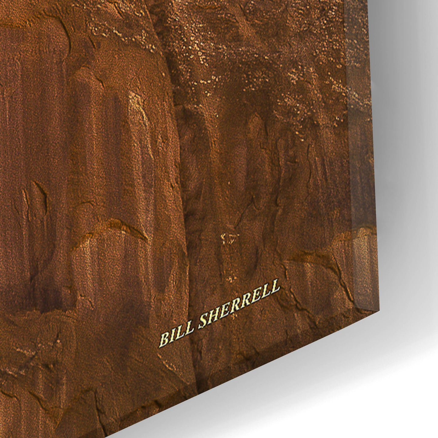 Epic Art 'Towering Moon' by Bill Sherrell, Acrylic Glass Wall Art,16x24