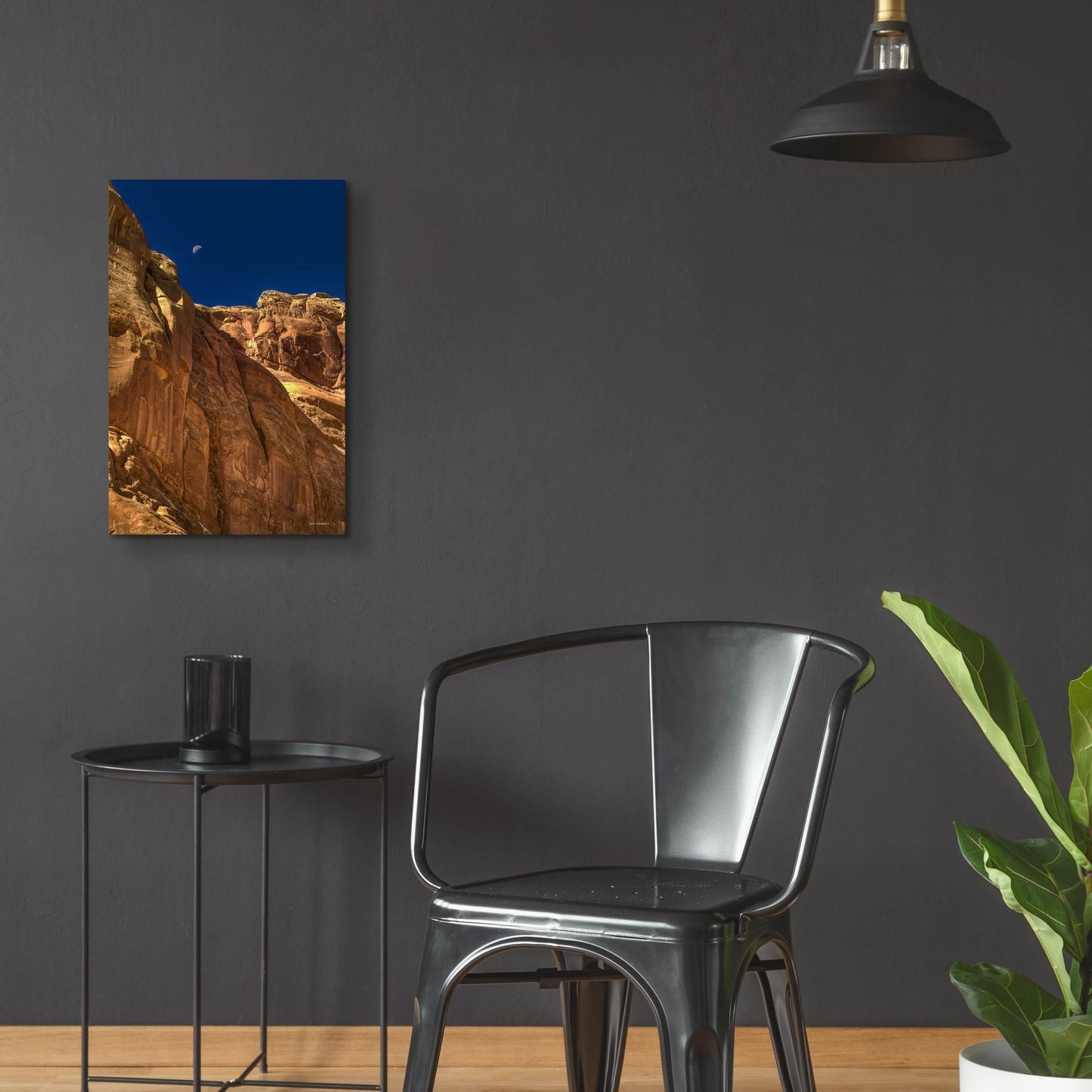Epic Art 'Towering Moon' by Bill Sherrell, Acrylic Glass Wall Art,16x24