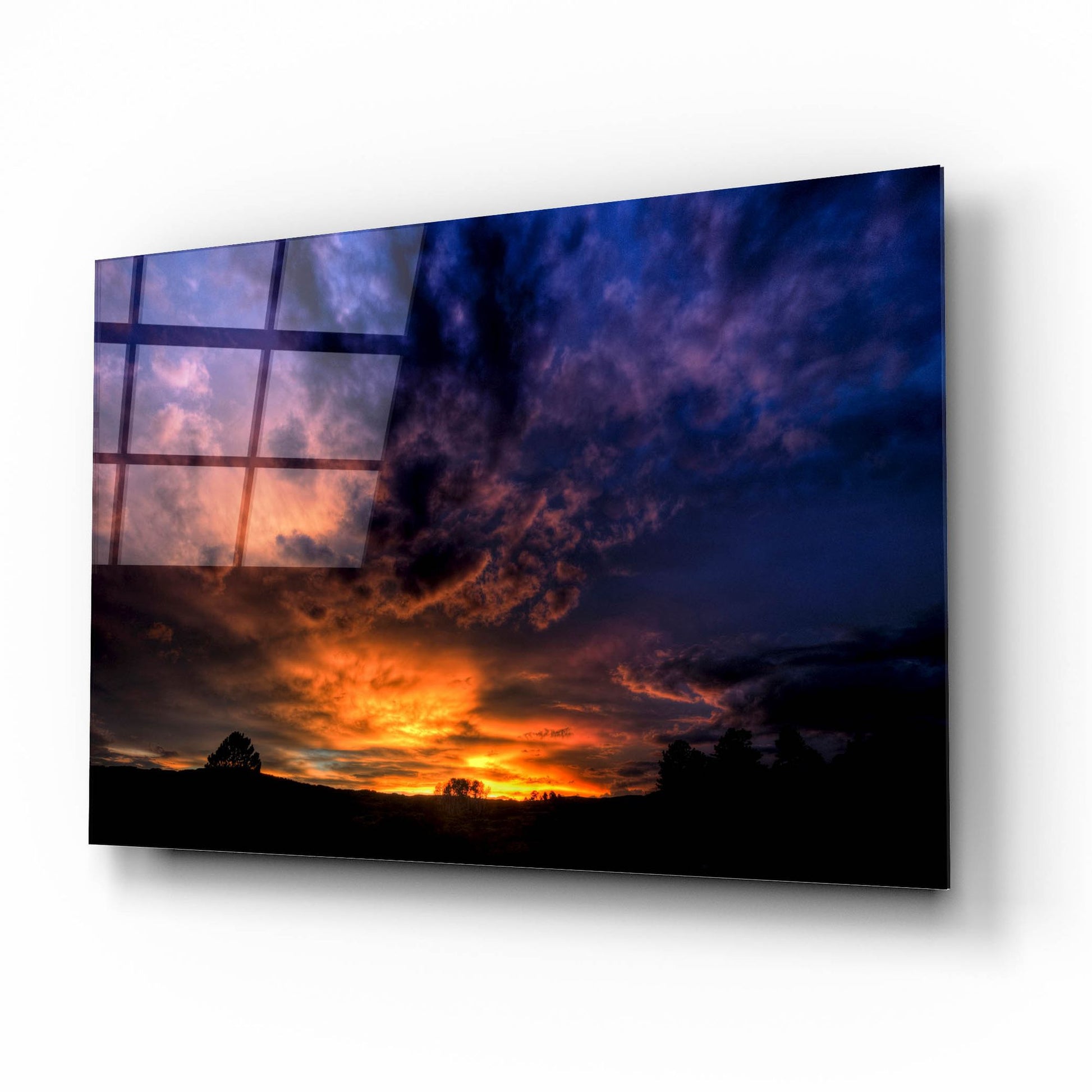 Epic Art 'A Heavenly Sunset' by Bill Sherrell, Acrylic Glass Wall Art,16x12