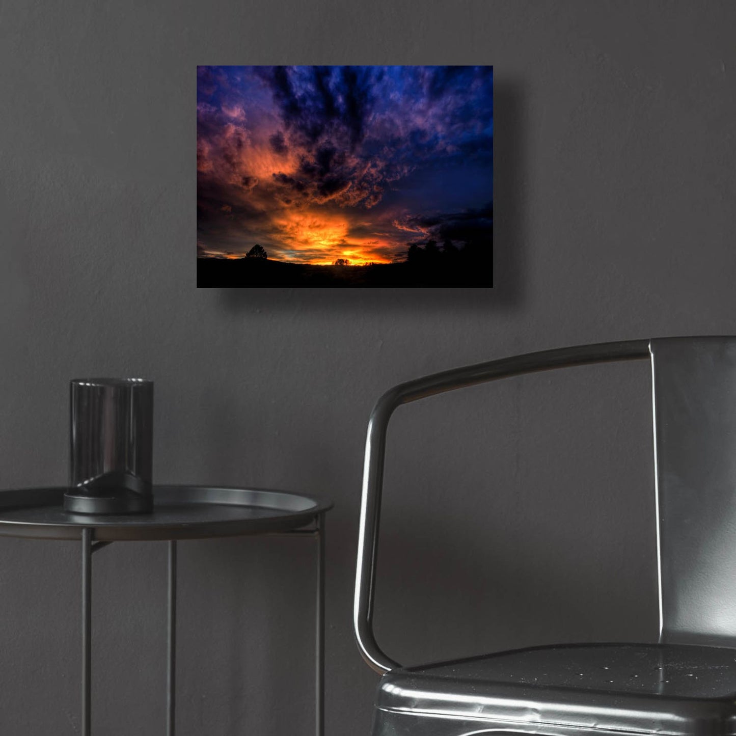 Epic Art 'A Heavenly Sunset' by Bill Sherrell, Acrylic Glass Wall Art,16x12