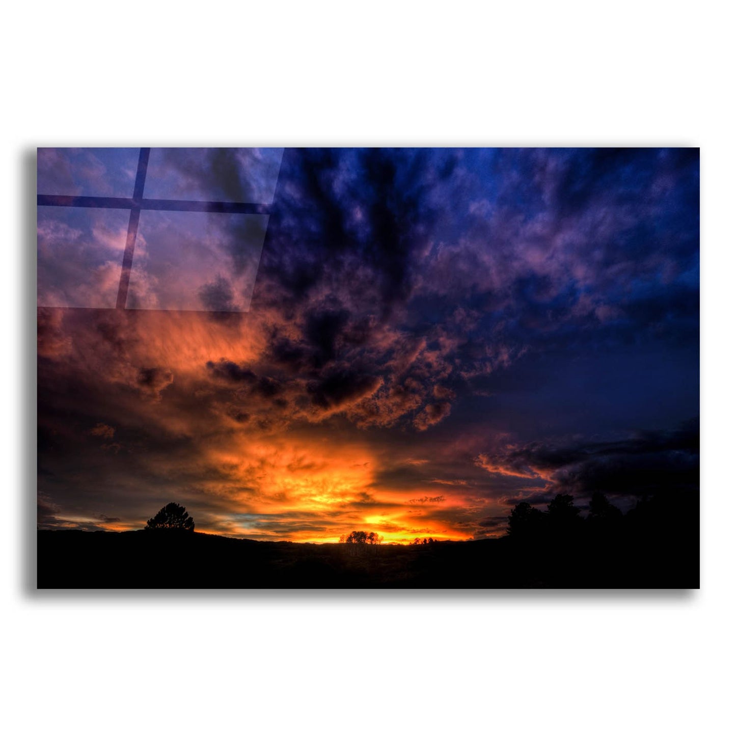 Epic Art 'A Heavenly Sunset' by Bill Sherrell, Acrylic Glass Wall Art,16x12