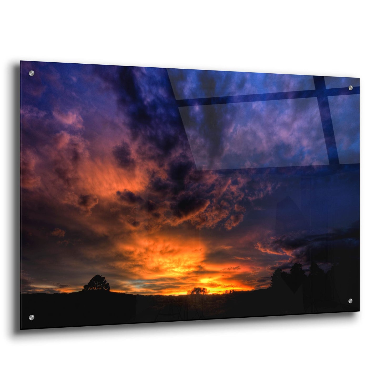 Epic Art 'A Heavenly Sunset' by Bill Sherrell, Acrylic Glass Wall Art,36x24